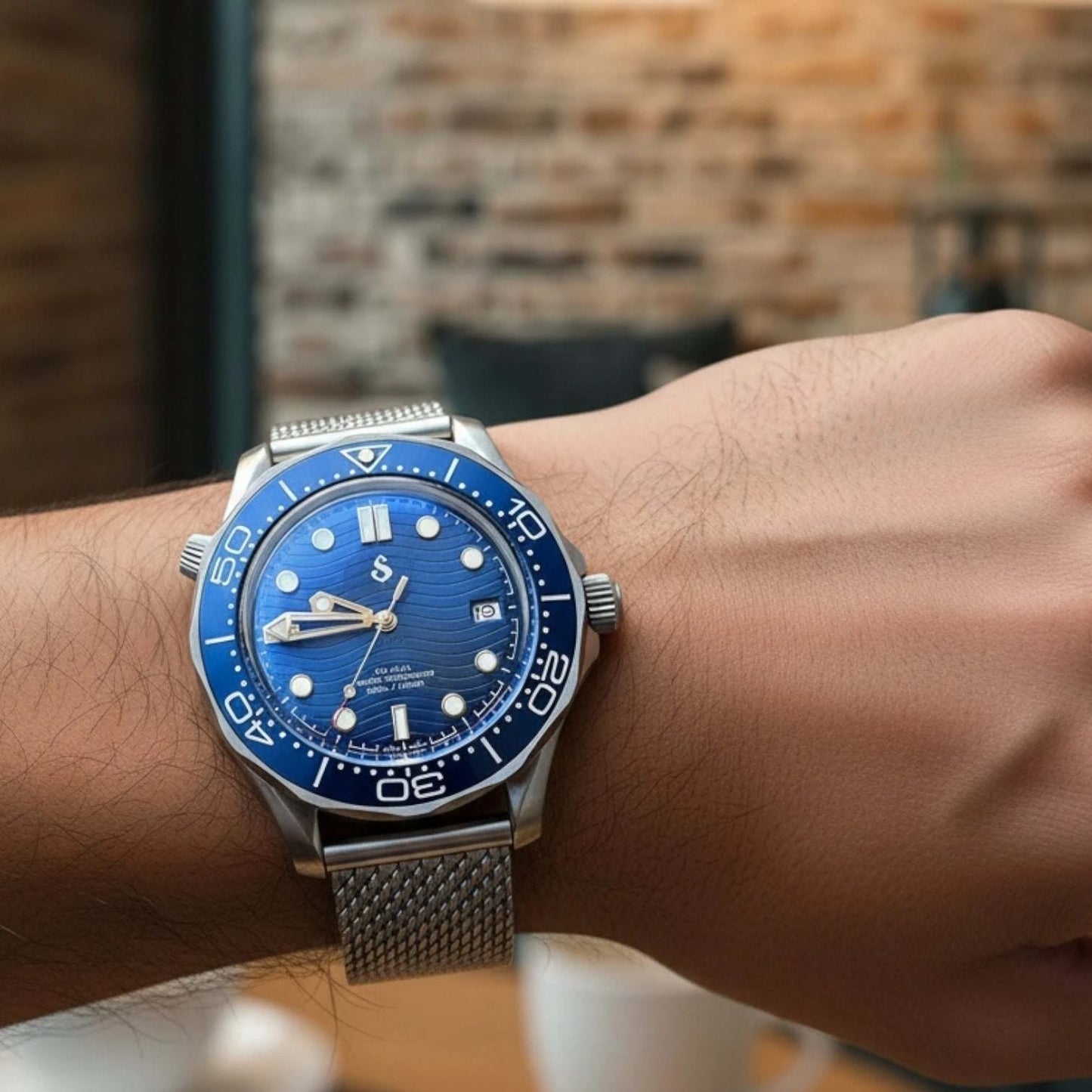 Signature Blue Dial 007 Master Homage Mod - Signature Series