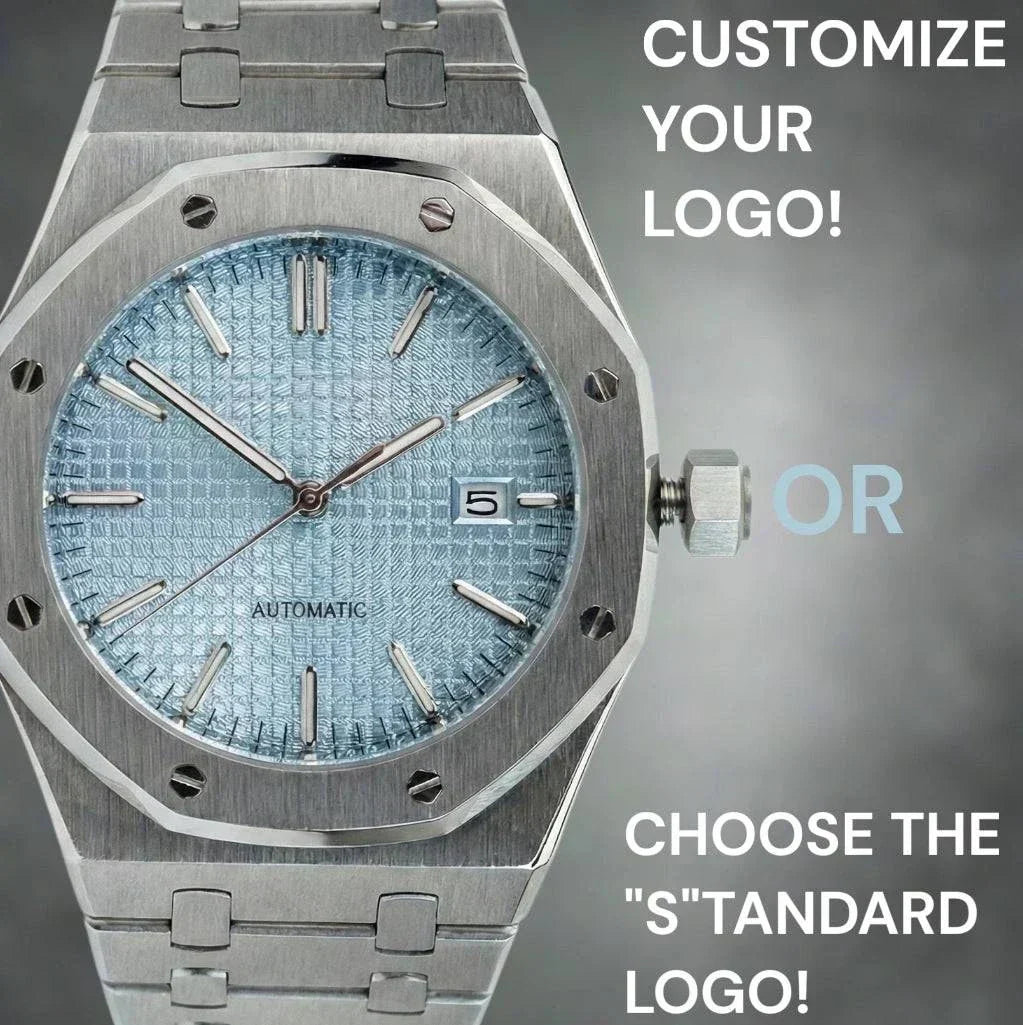 Seiko Modtime Heritage Oak SeiOak Series Tiff Blue luxury watch with 316L stainless steel case and sapphire crystal