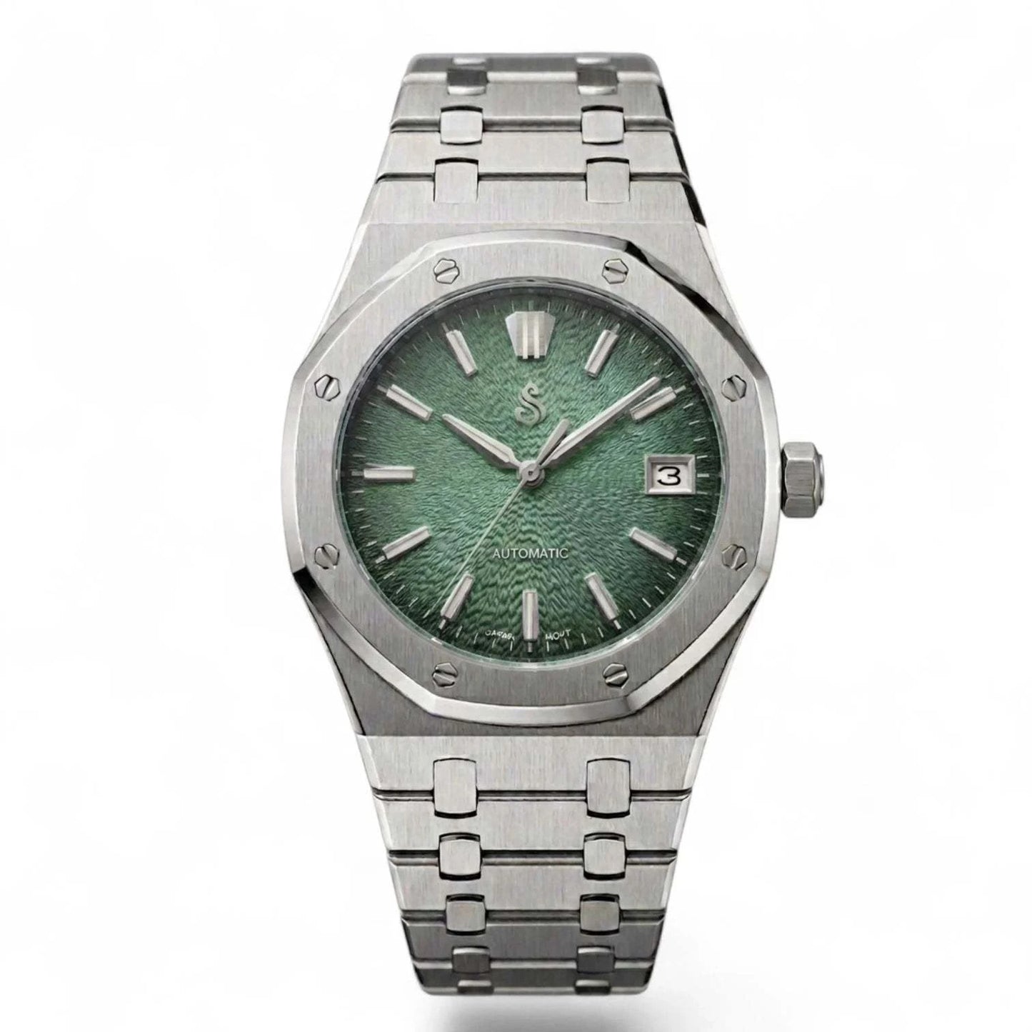 Grand Oak Fusion Mod Watch Series Textured Green GS Dial - Modtime