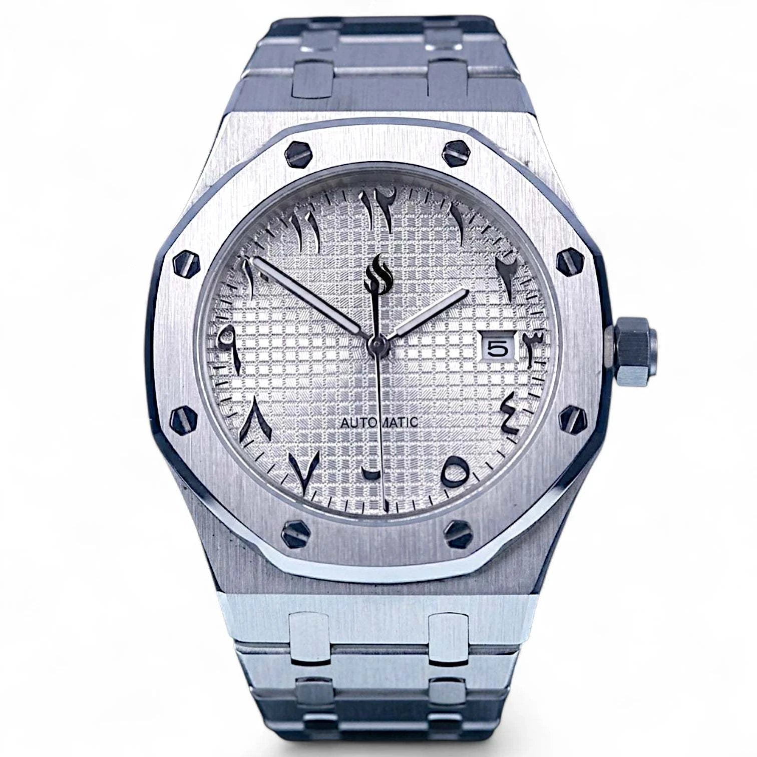 Seiko Mod -  Royal Oak White Dial by Modtime | Luxury Custom Watch