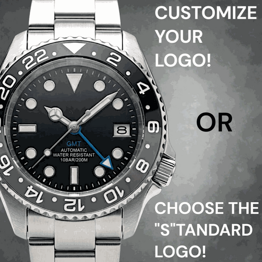 SeikMariner 42 MM SKX Black Grey " B Wayne" GMT Mod Watch Series - Modtime Creations