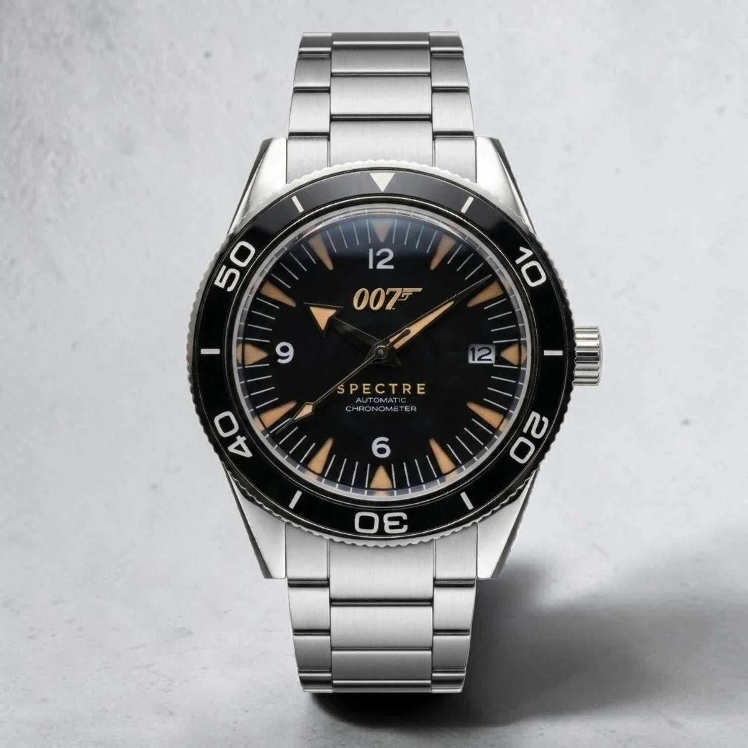 Seiko Mod Omega Seamaster Spectre James Bond 007 Homage built by Modtime Creations 