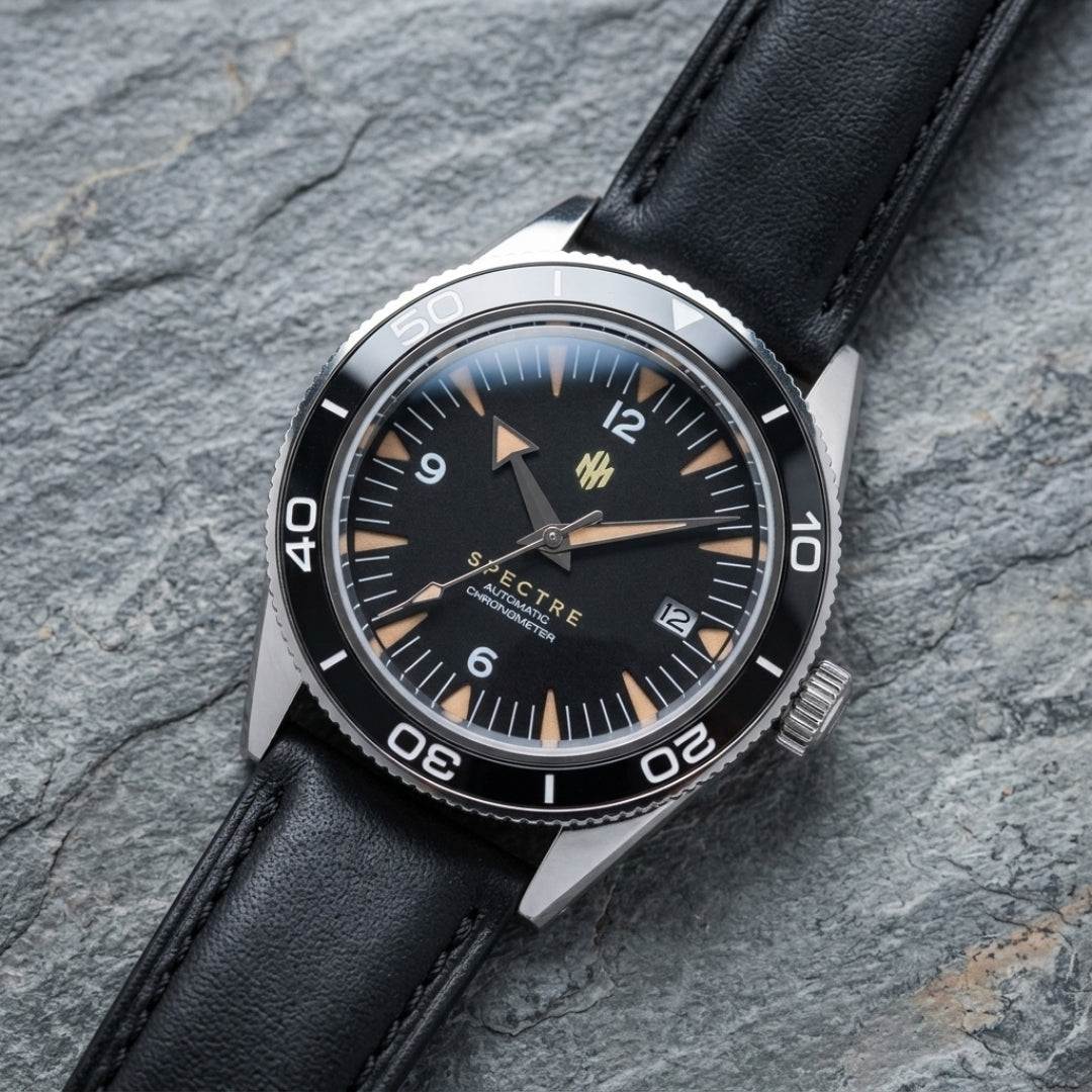Spectre 007 Bond Homage Black Dial Mod: Dive into Classic Style