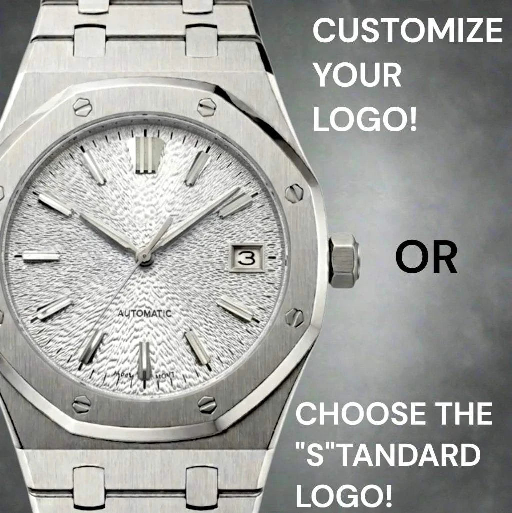 Grand Oak Fusion Mod Watch Series Textured White GS Dial - Modtime