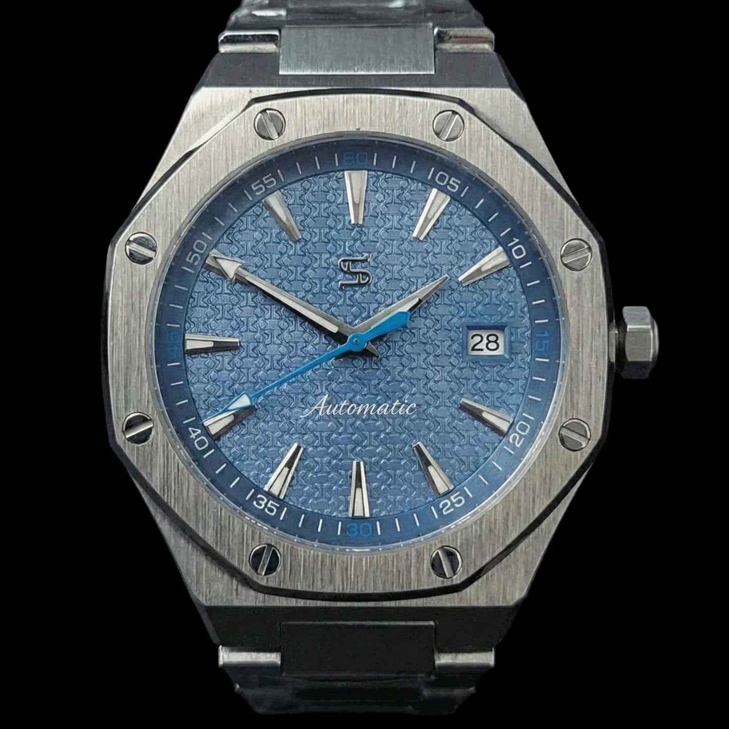 AquaOak Fusion Mod Series - Blue Dial - Modtime