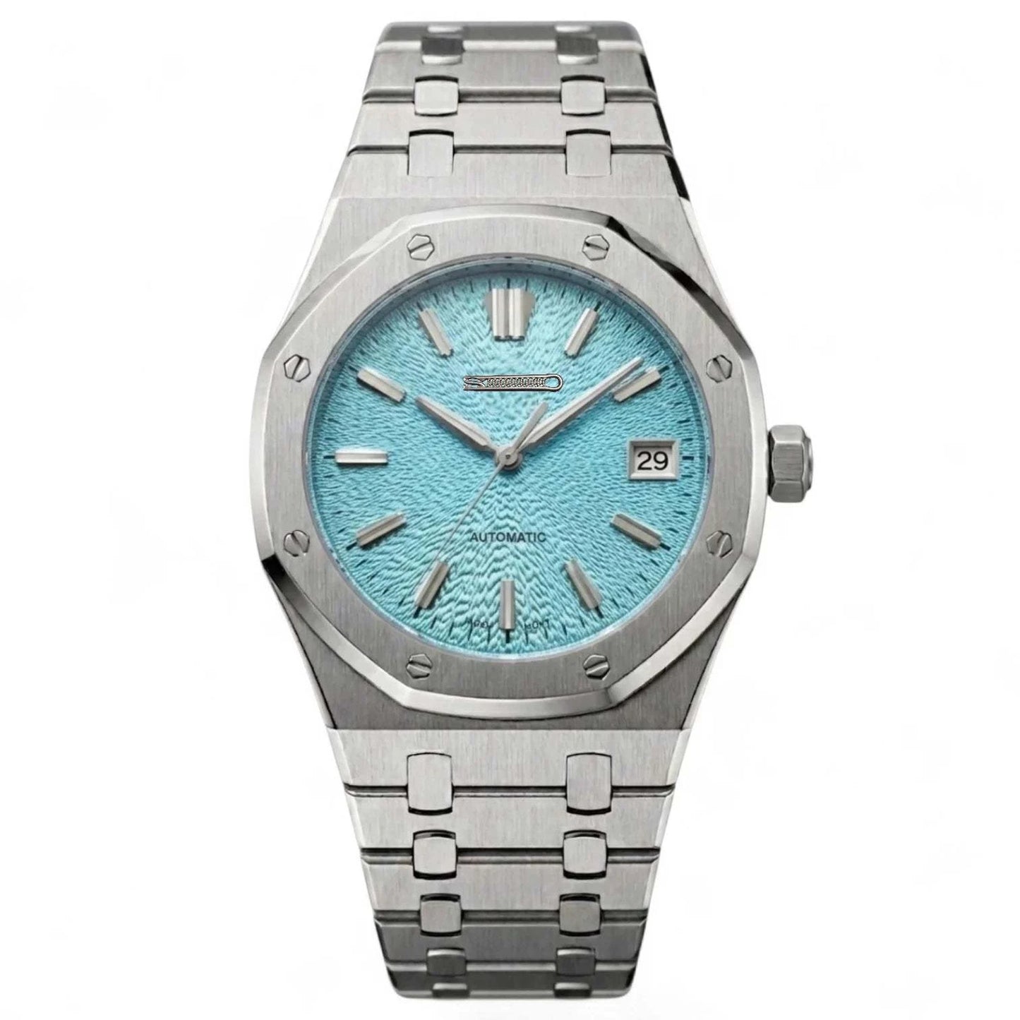 Seiko Mod - Royal Oak Textured Tiff Blue Grand Seiko GS Dial | Modtime Creations