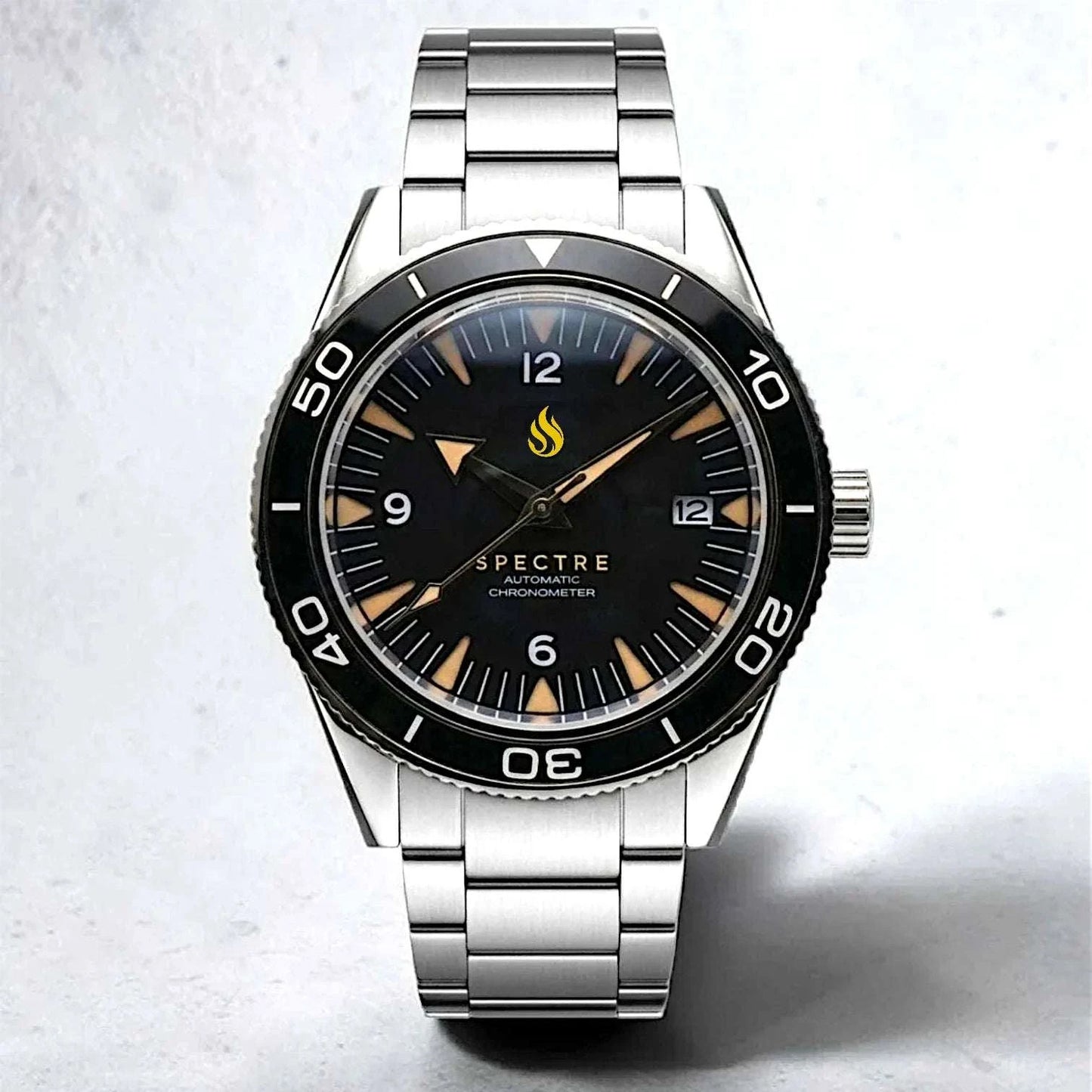 Seiko Mod Omega Seamaster Spectre James Bond 007 Homage built by Modtime Creations 