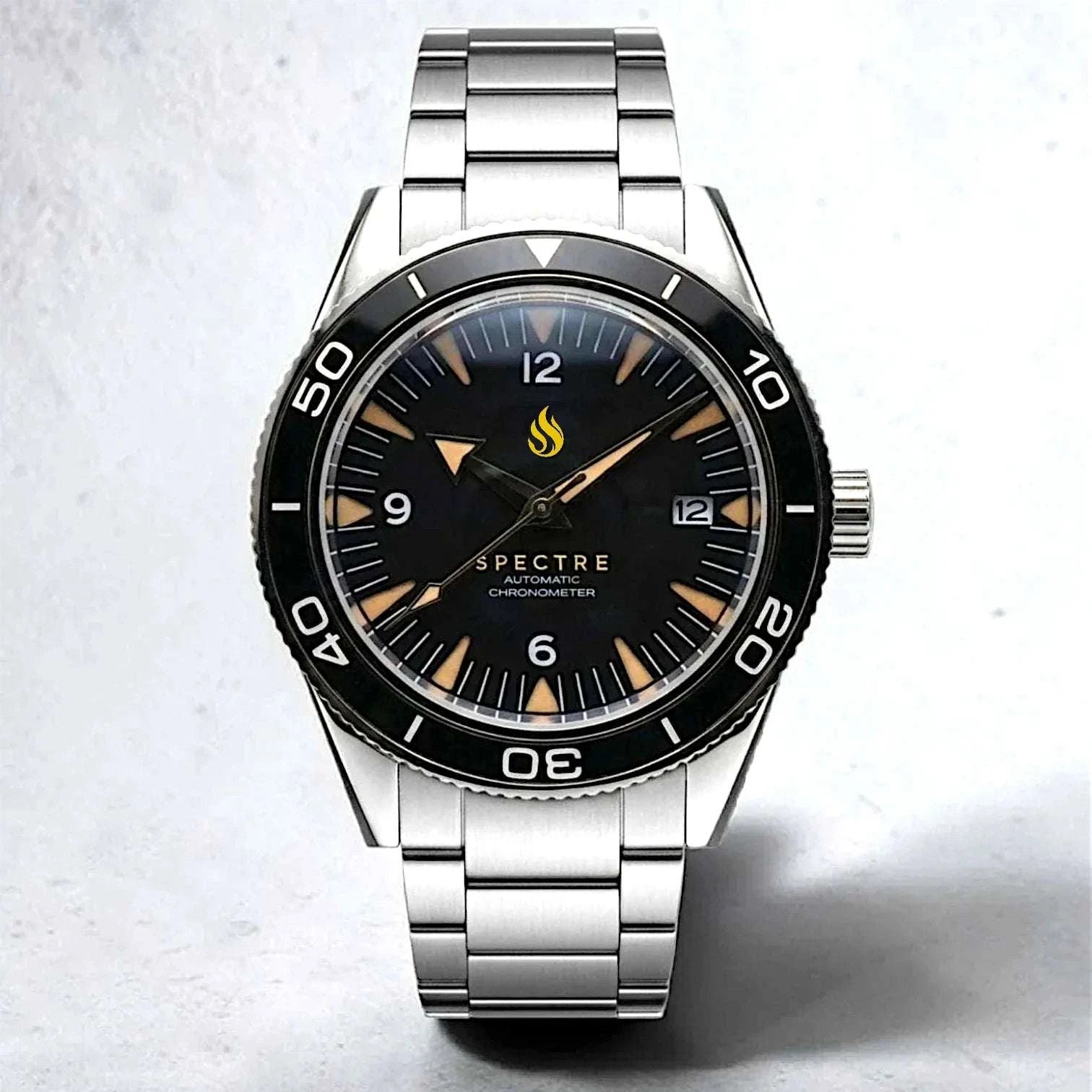Seiko Mod Omega Seamaster Spectre James Bond 007 Homage built by Modtime Creations 