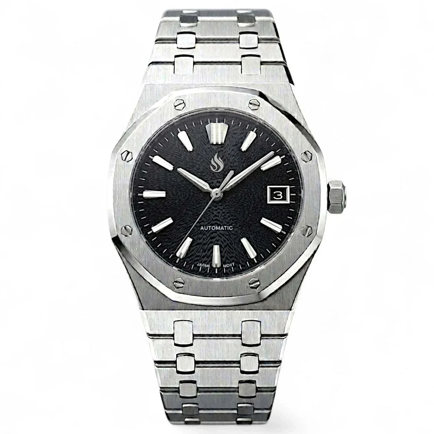 Seiko Mod - Royal Oak Textured Black Grand Seiko GS Dial | Modtime Creations