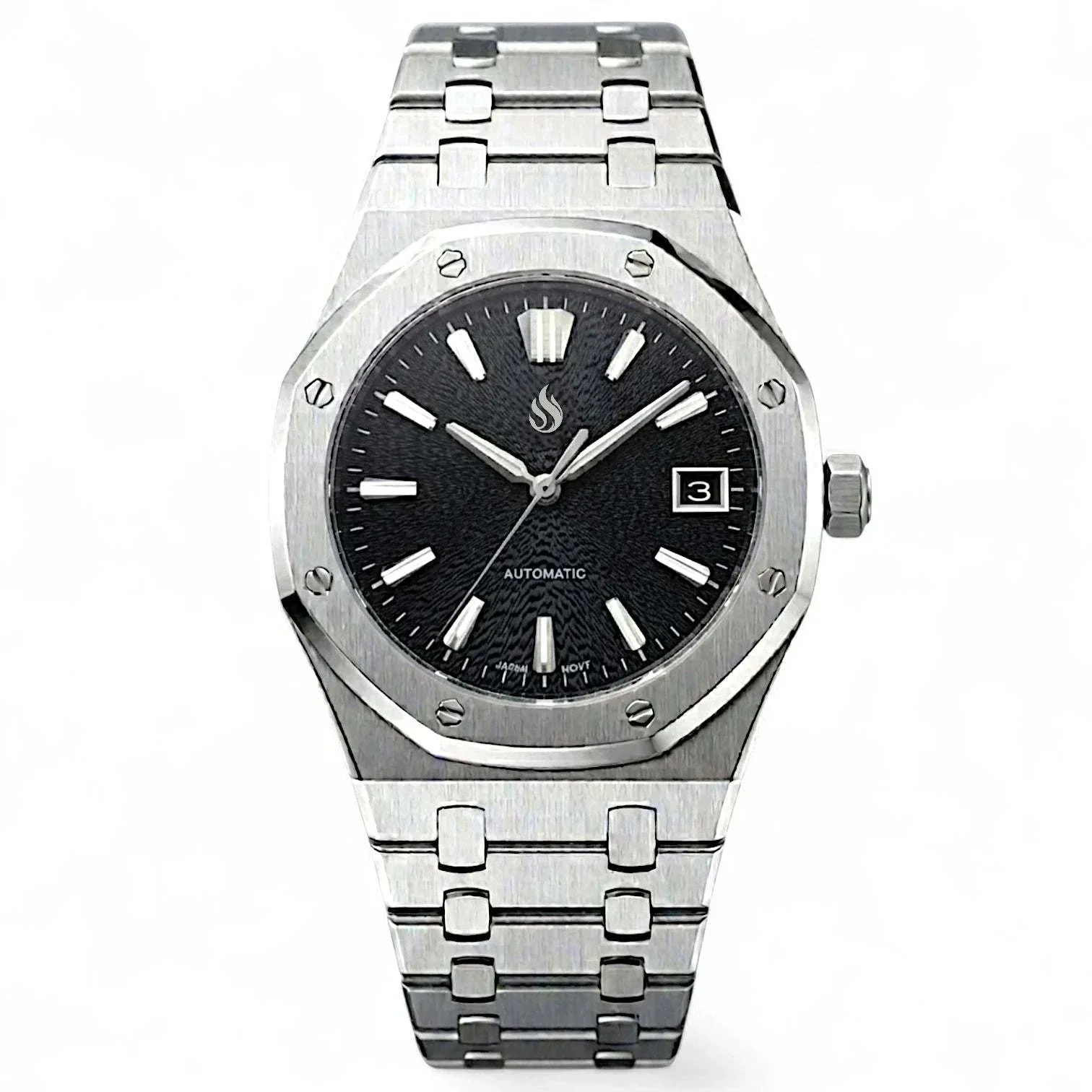 Seiko Mod - Royal Oak Textured Black Grand Seiko GS Dial | Modtime Creations
