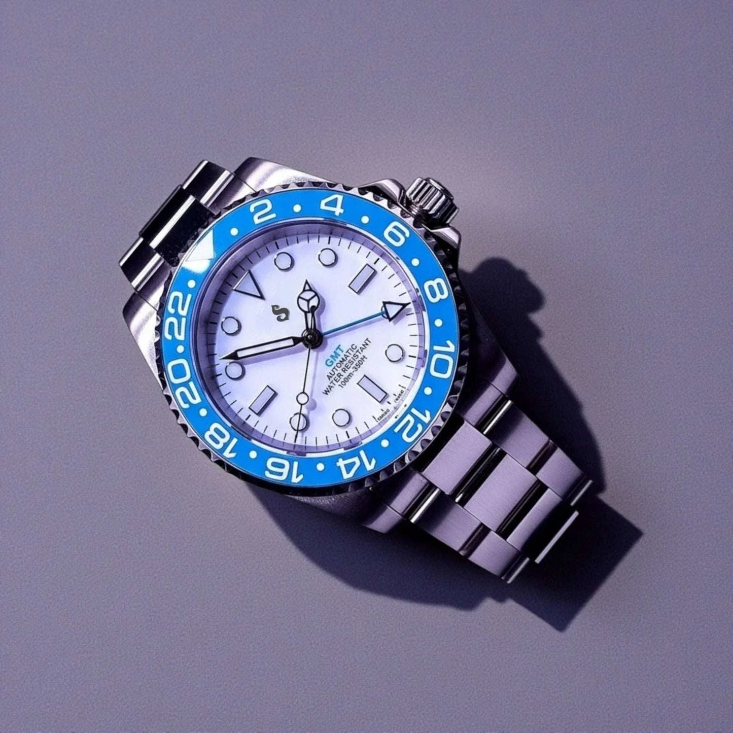 Seiko Mod GMT Master Tiffany Blue White: Modtime Creations