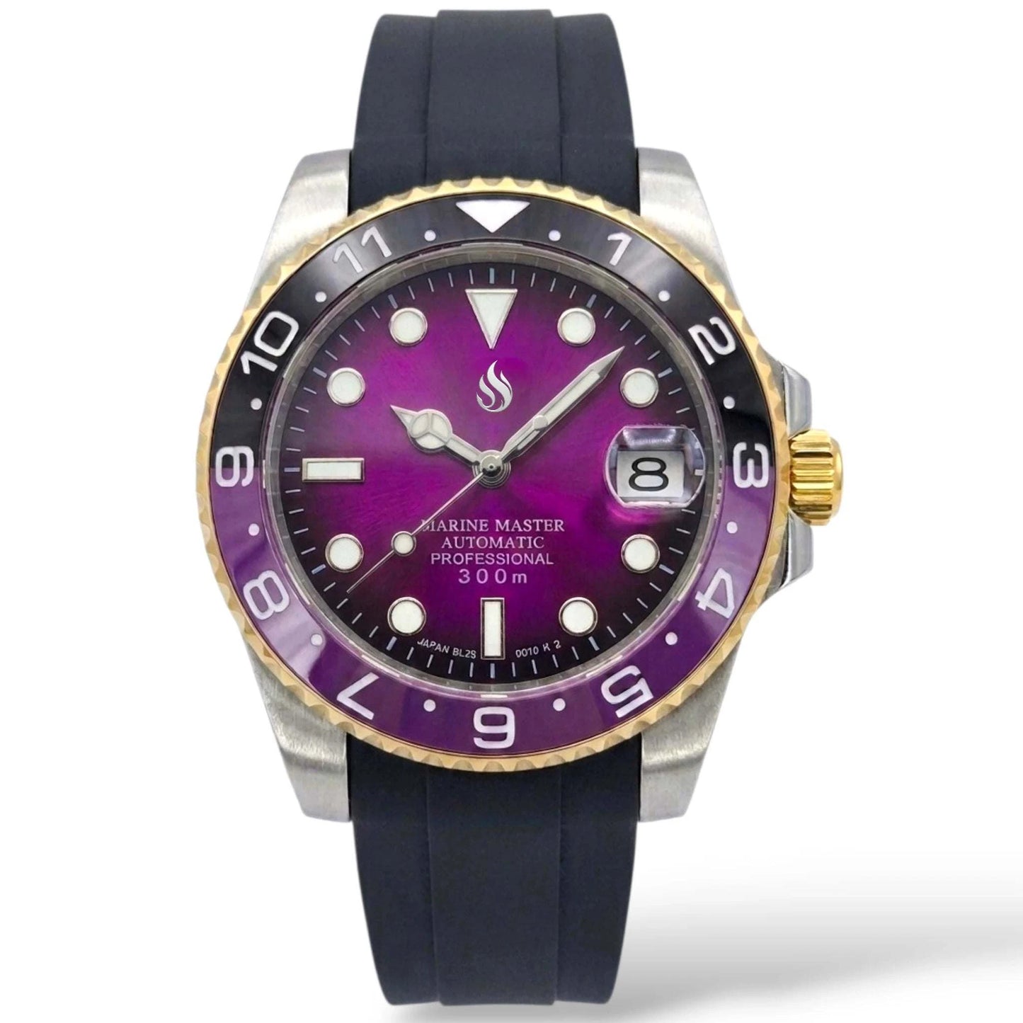 Seikmariner " Joker " Mod Watch Two-Tone Series - Fuchsia Purple Dial - Modtime Creations