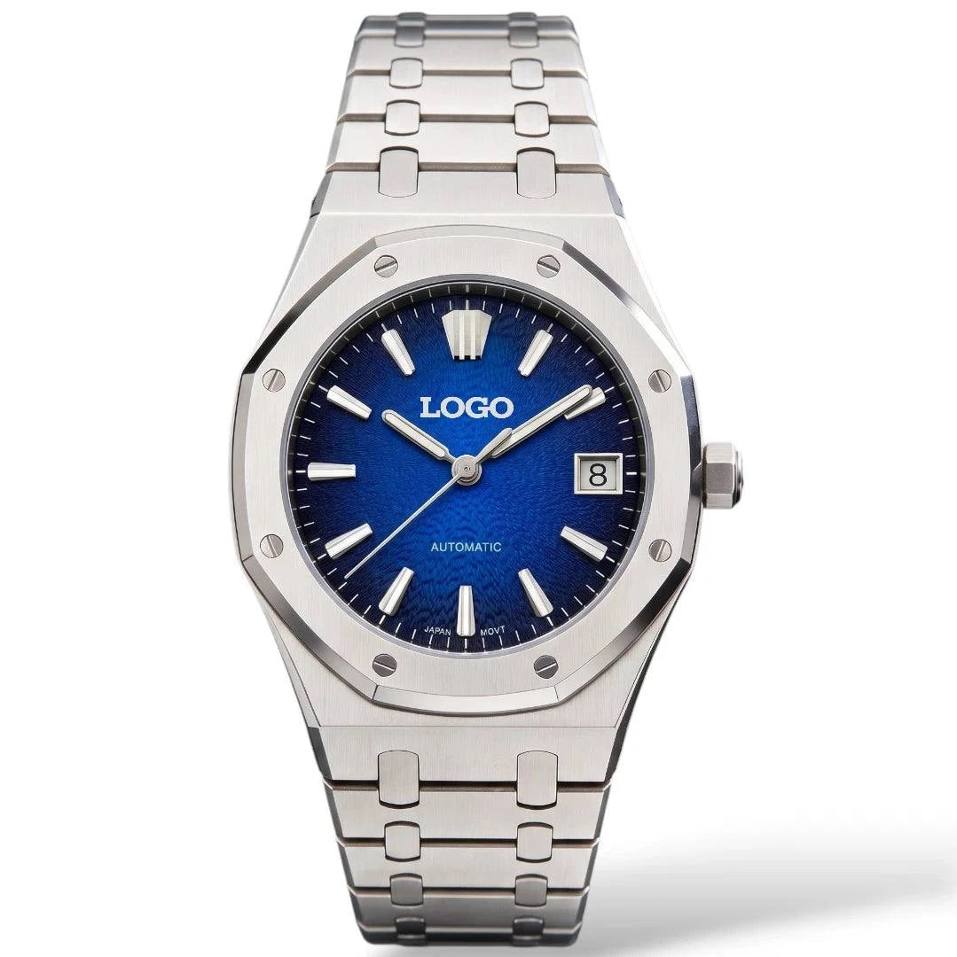 Seiko Mod Watches Royal Oak Textured Blue Grand Seiko GS Dial | Modtime Creations