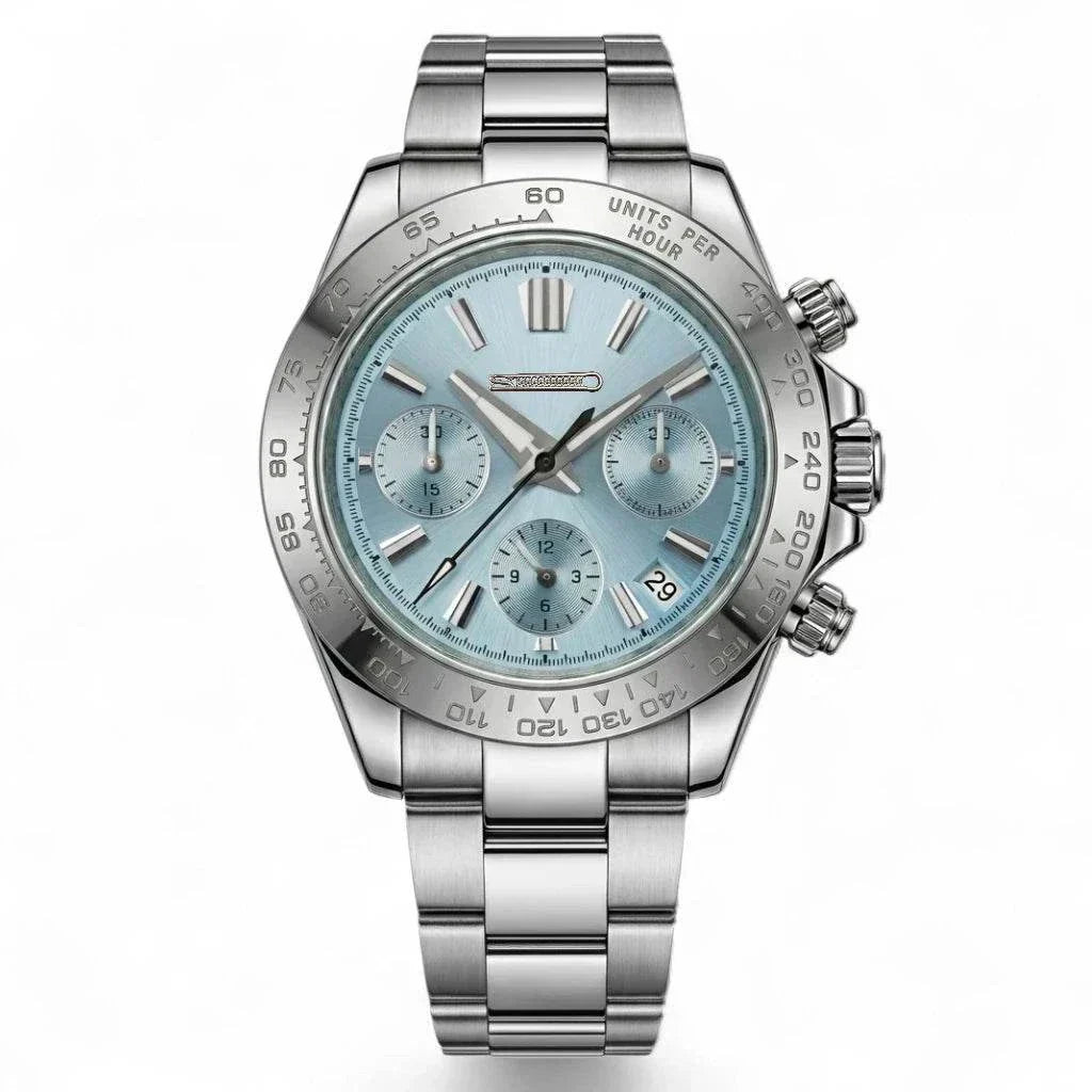 Grand Seitona Tiff Blue Dial Silver Mod Watch - GS Fusion
