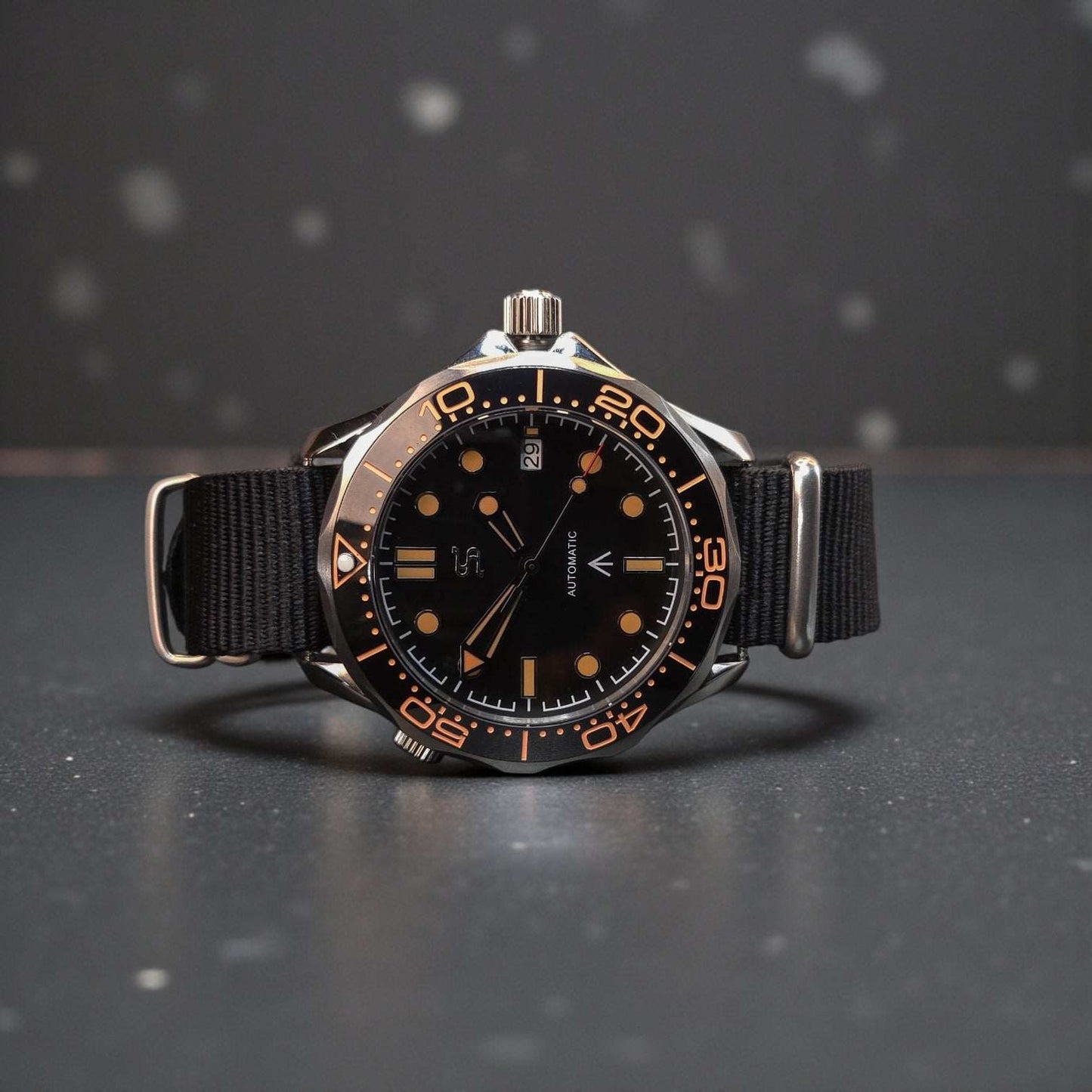 Master 007 Homage Black Dial Mod: Dive into Classic Style