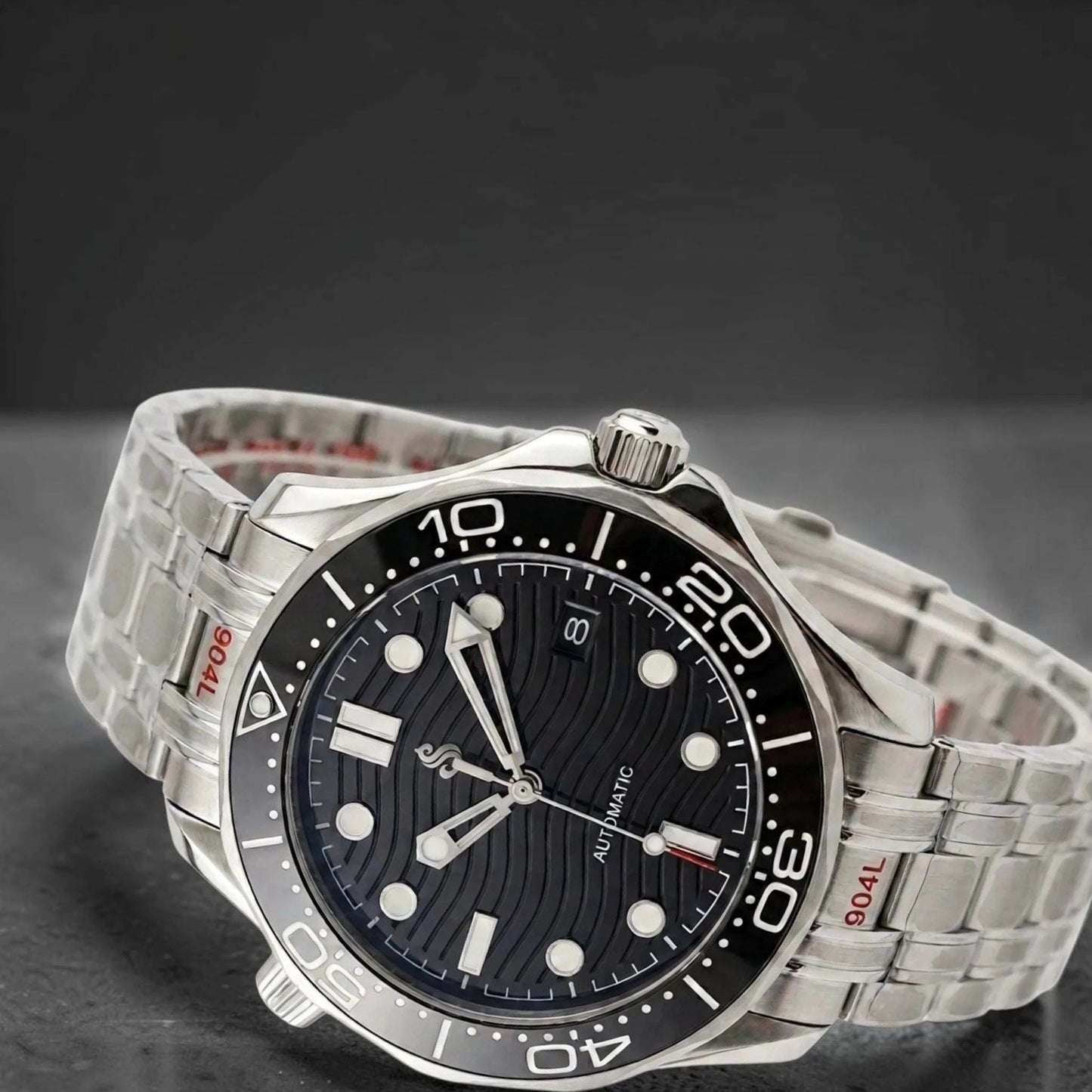 Stealth Black Dial Bond 007 Master Homage Mod - Signature Series