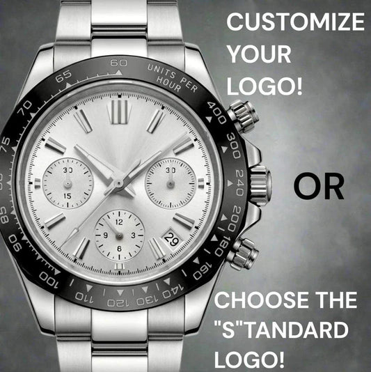 Seiko mod Grand Seiko Daytona watch with black and white panda dial, 40mm chronograph, sapphire crystal, and steel bracelet