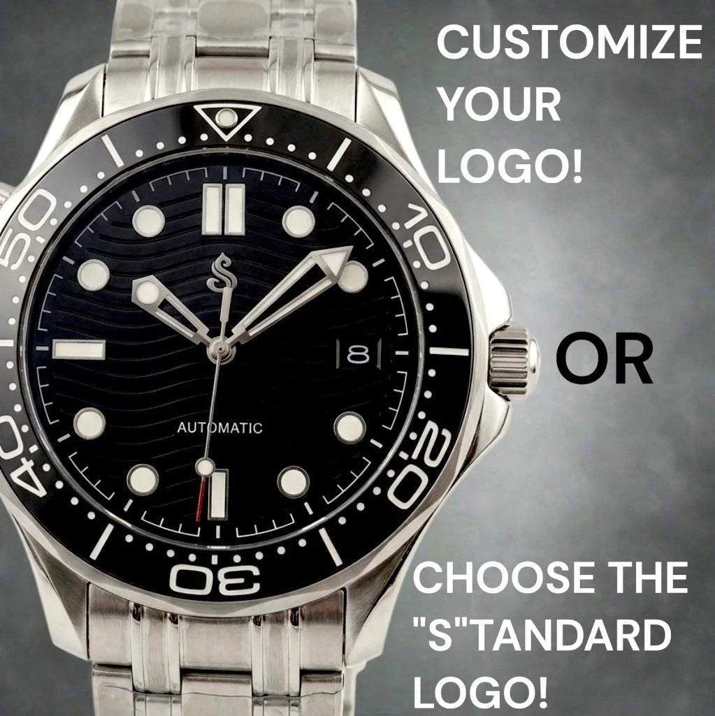Stealth Black Dial Bond 007 Master Homage Mod - Signature Series