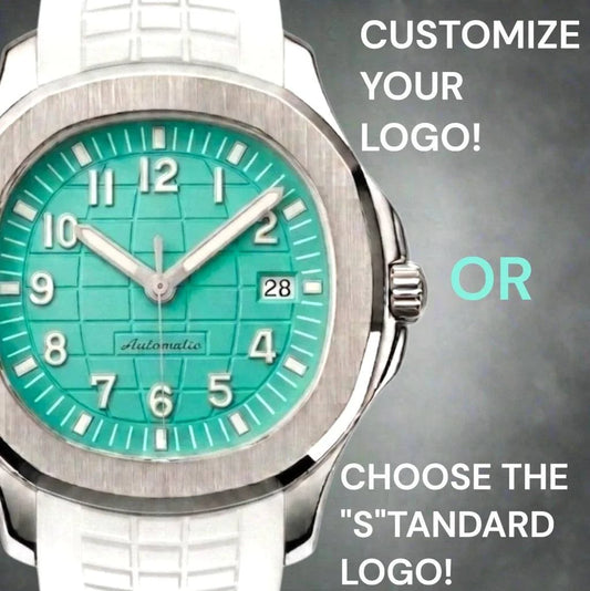 Seiko Mod Aquanaut Watch Tiffany Blue dial Silver case at Modtime Creations 