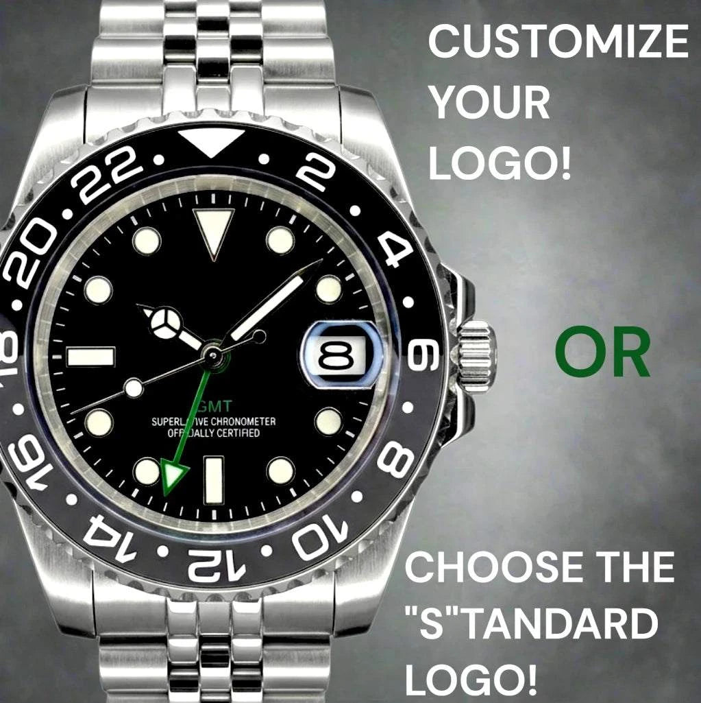 SeikMaster 42 MM SKX GMT Grey Black "B Wayne" Diver Mod Watch - Modtime