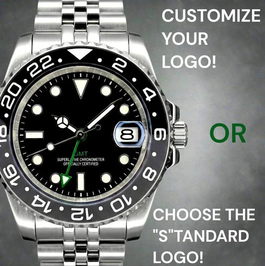 Seiko Mod Submariner Watch with a 42mm SKX Grey Black Bruce Wayne Bezel case built by Modtime Creations