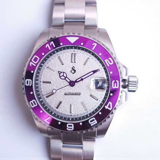 Modded S White Joker Seikmariner Diver - Modtime