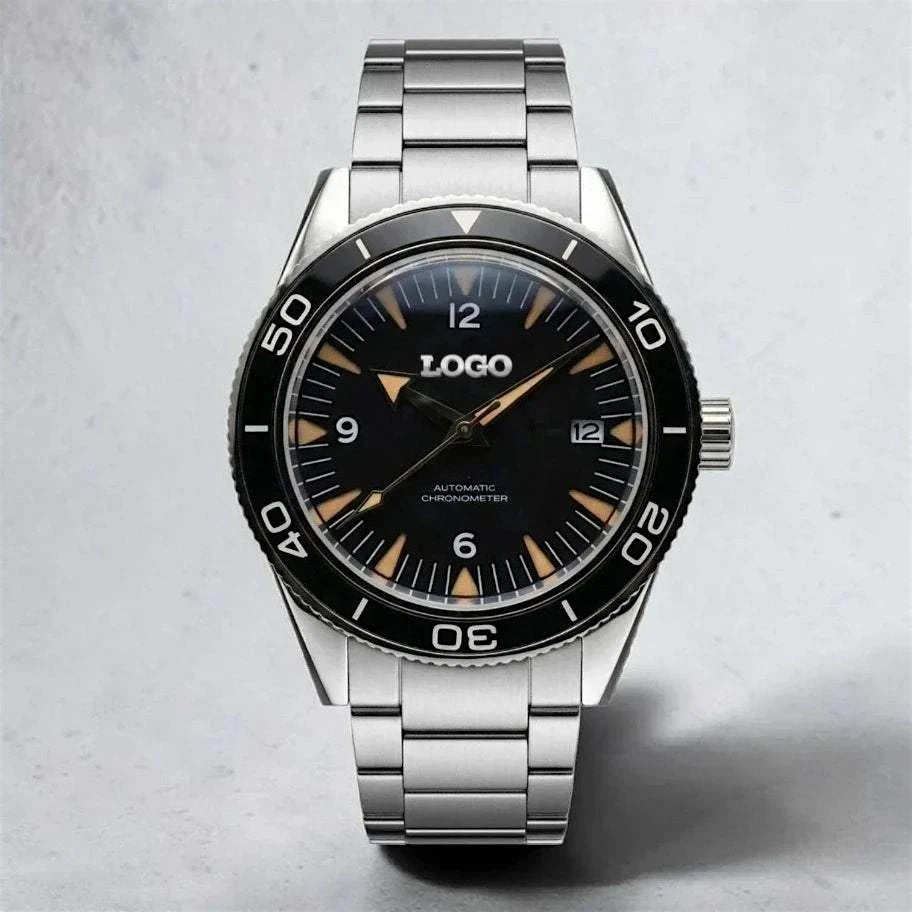 seiko mod watches spectre seamaster black dial built by modatime creations 