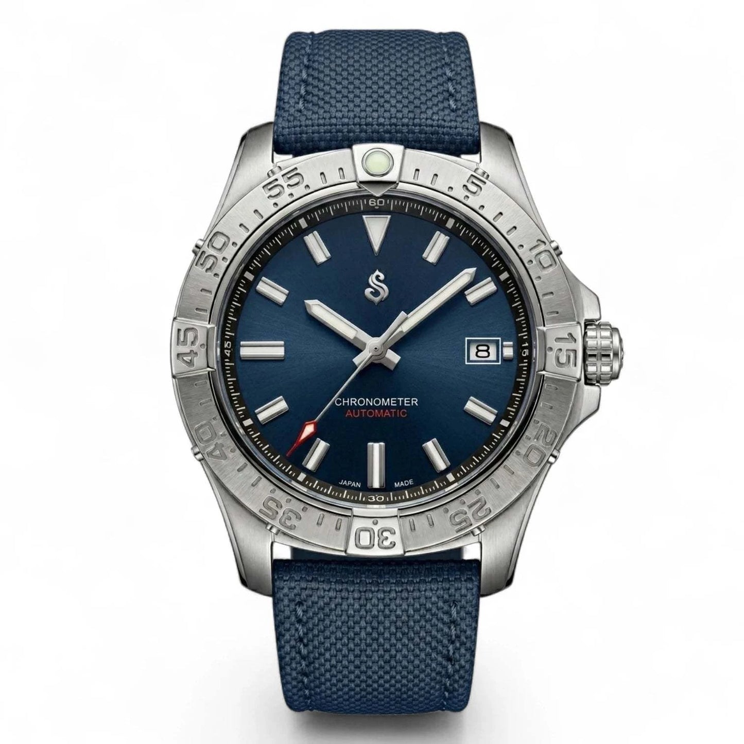 42mm Dark Blue Dial "Avenge" Diver Mod Watch  – Modtime Creations