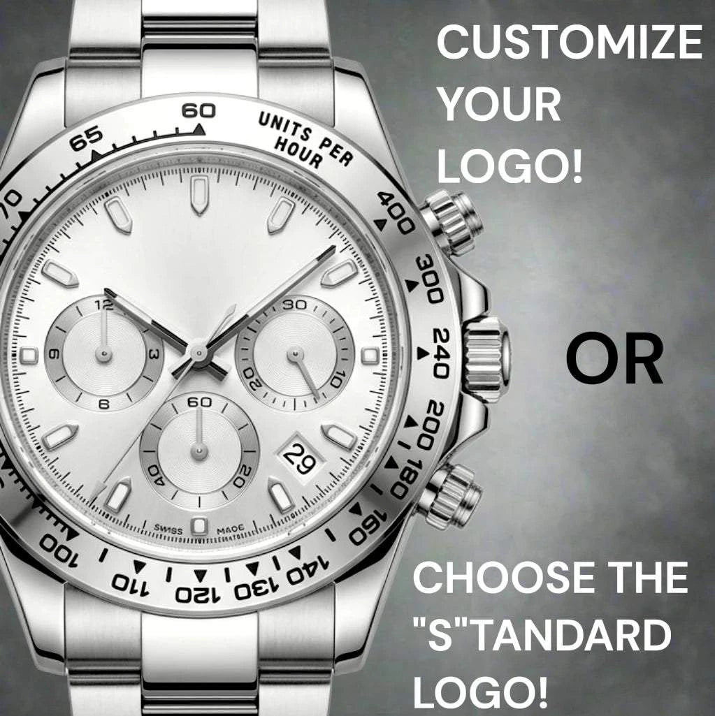 Grand Seitona Silver White Dial Mod Watch - GS Fusion