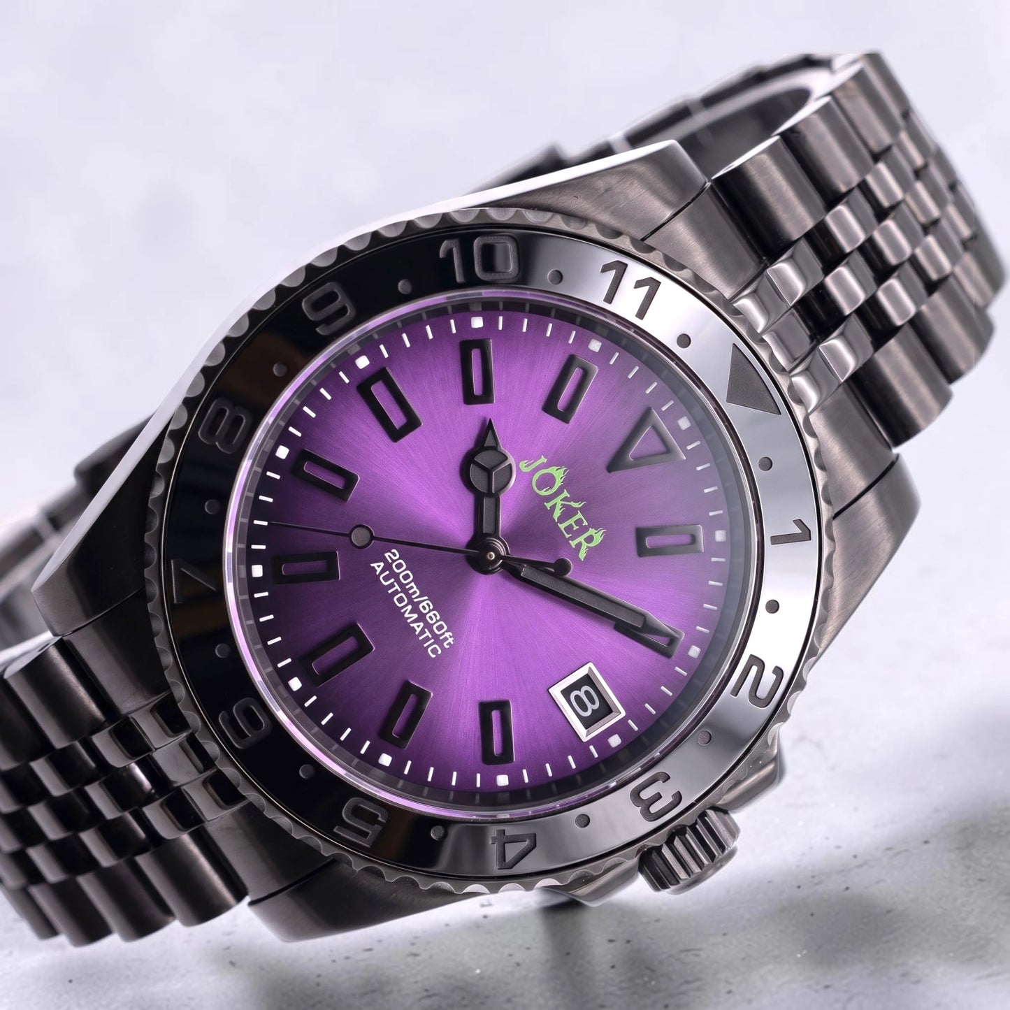 Seikmariner "Joker Super Lume" Dial Mod Watch - Modtime Creations