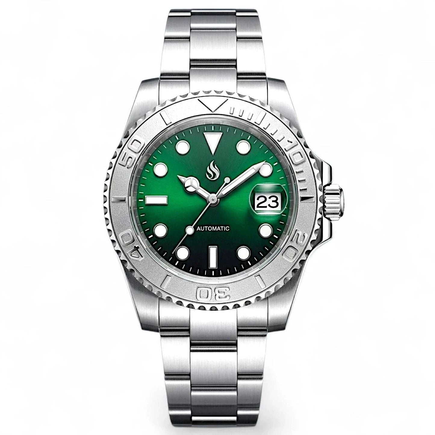SeikMaster 40MM Emerald Dial Yacht Diver Mod - Modtime