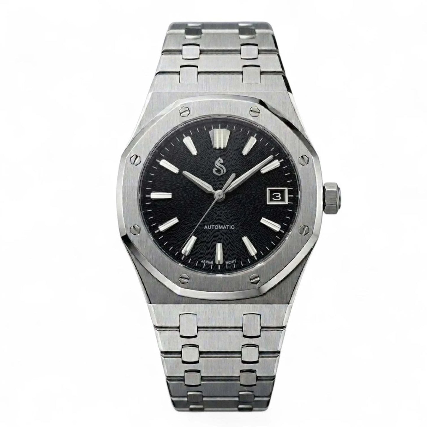 Grand Oak Fusion Mod Watch Series Textured Black GS Dial - Modtime