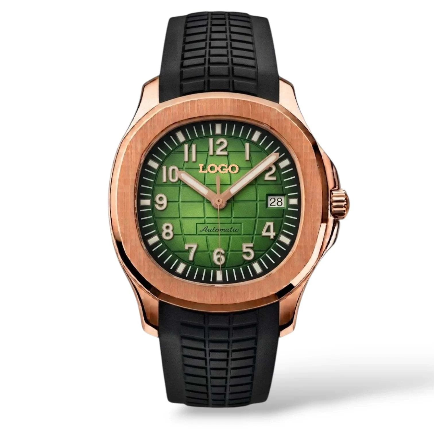 Seiko Mod Aqua Rose Gold Green Dial Series - Modtime Creations
