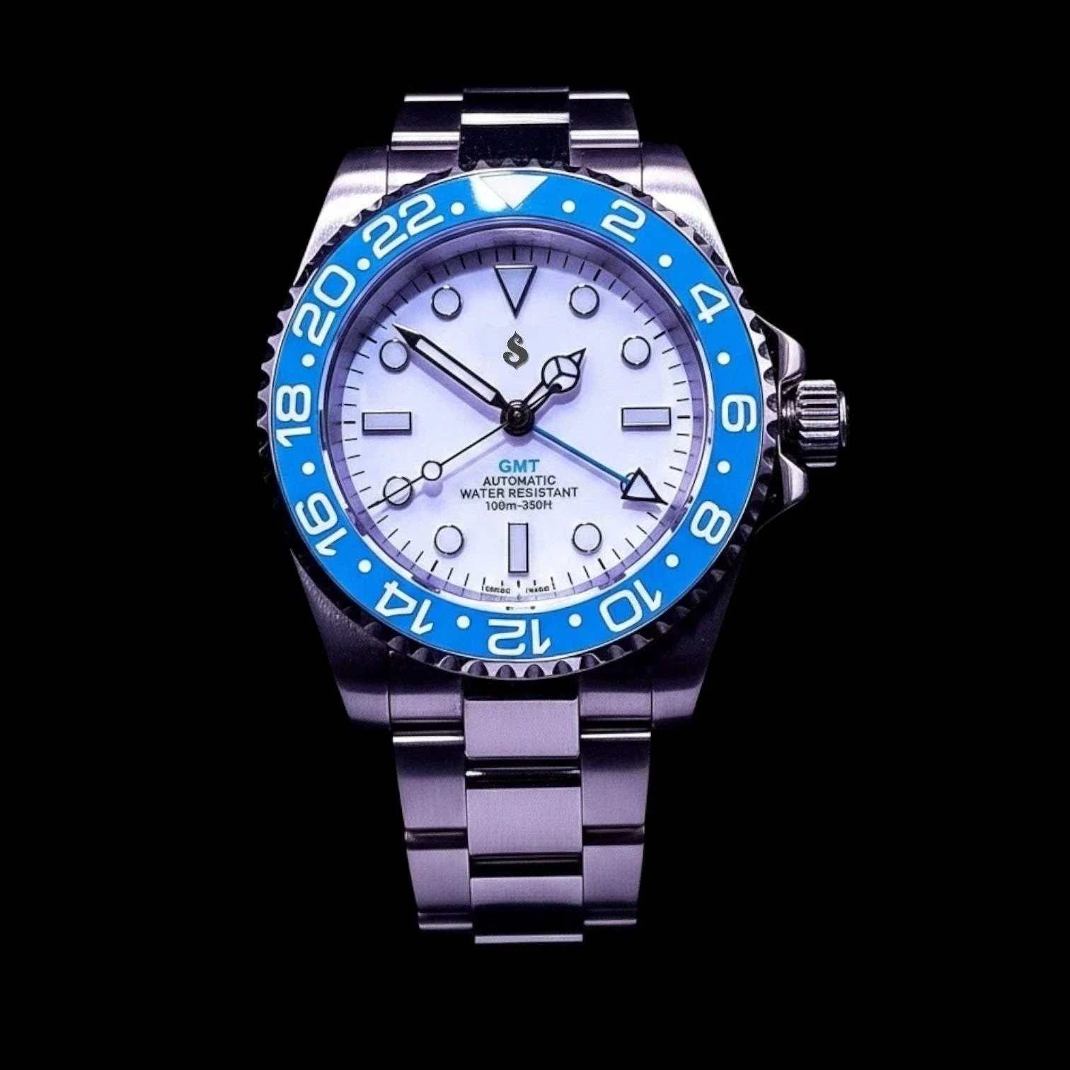 Seiko Mod GMT Master Tiffany Blue White: Modtime Creations