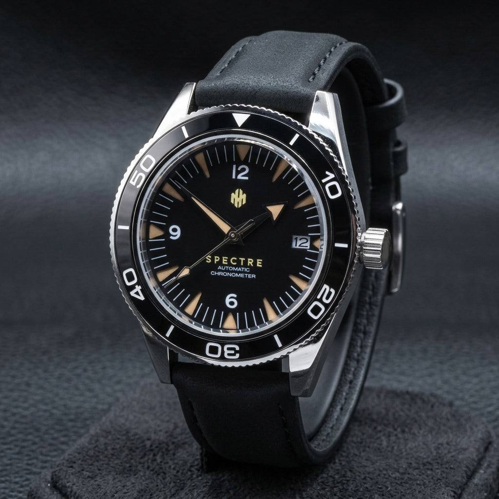 Spectre 007 Bond Homage Black Dial Mod: Dive into Classic Style