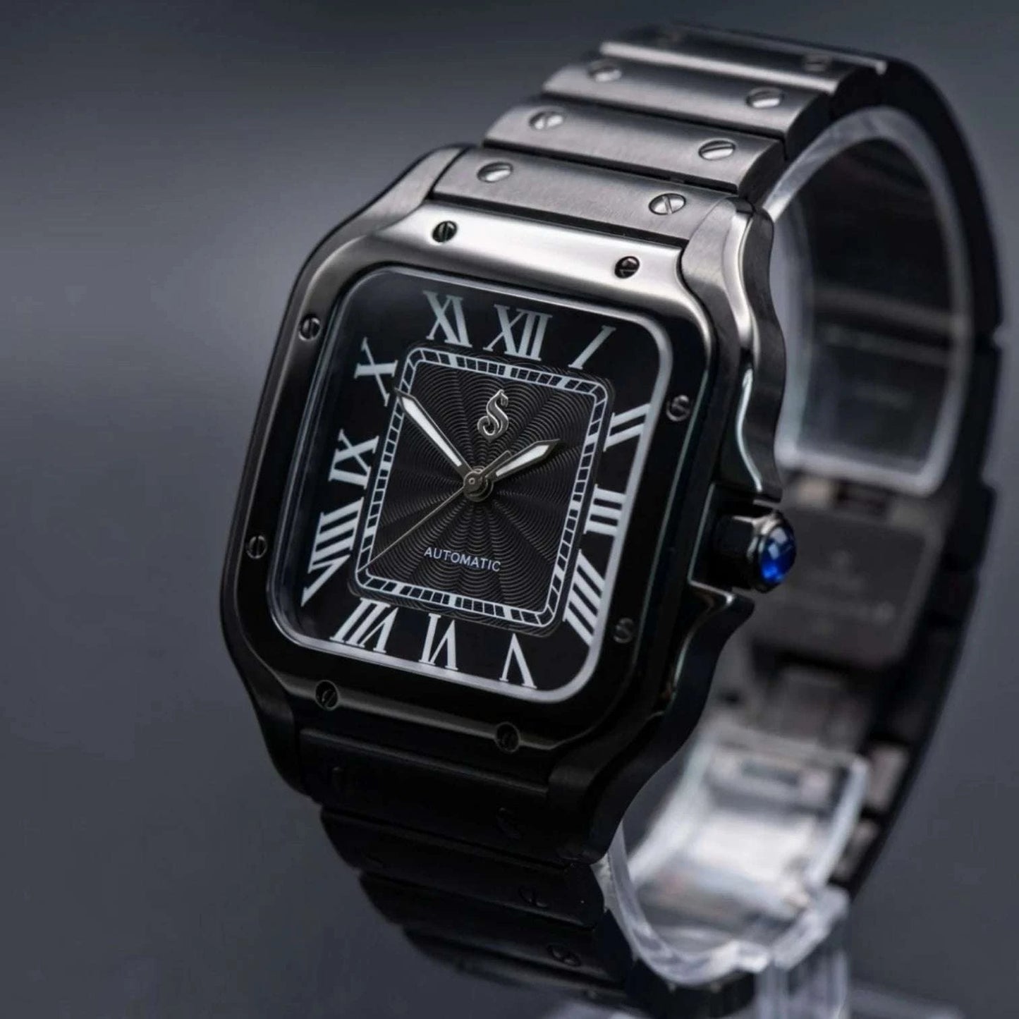 Santeiko Blackout "Textured Dial" Mod Watch - Modtime Creations