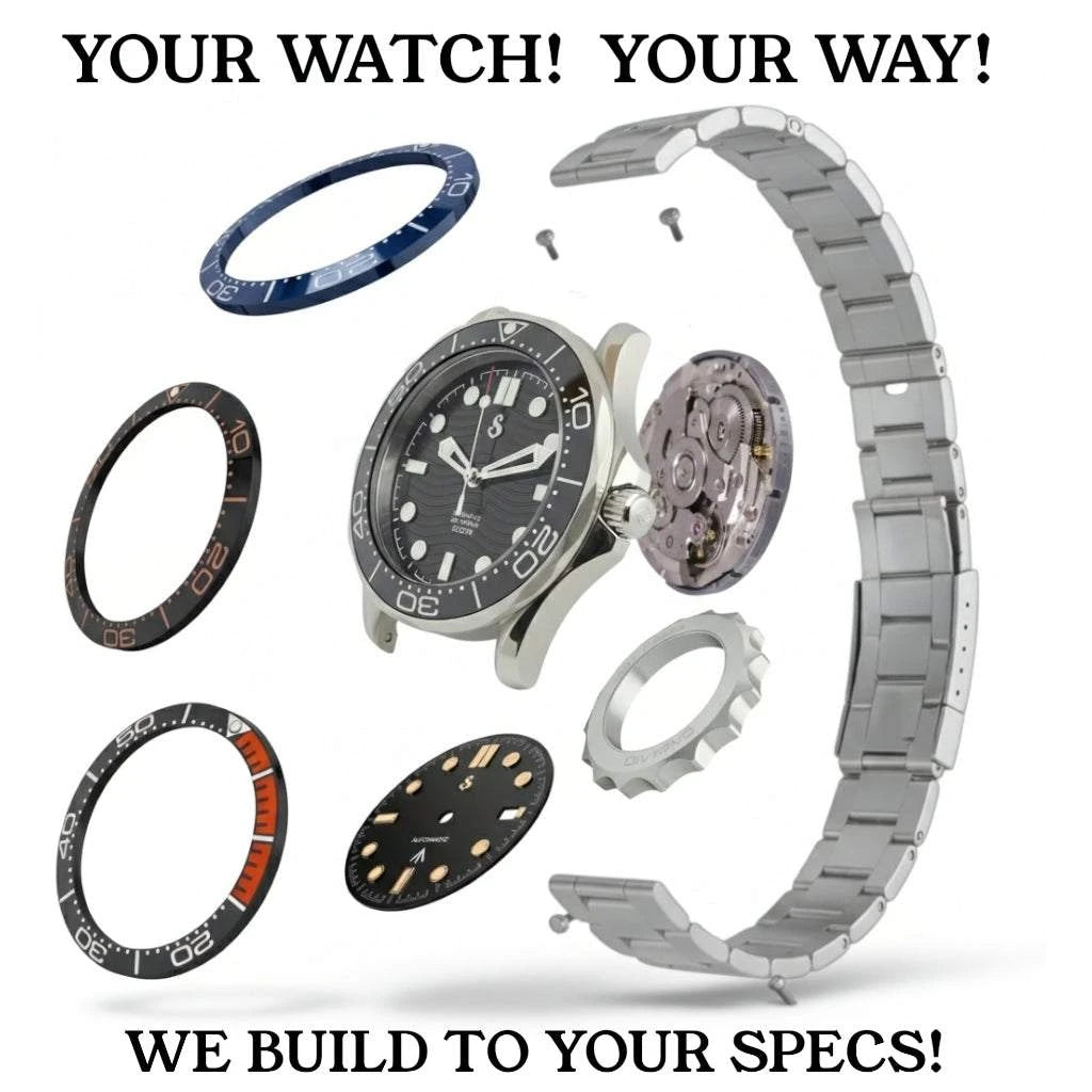 Spectre 007 Bond Homage Black Dial Mod: Dive into Classic Style