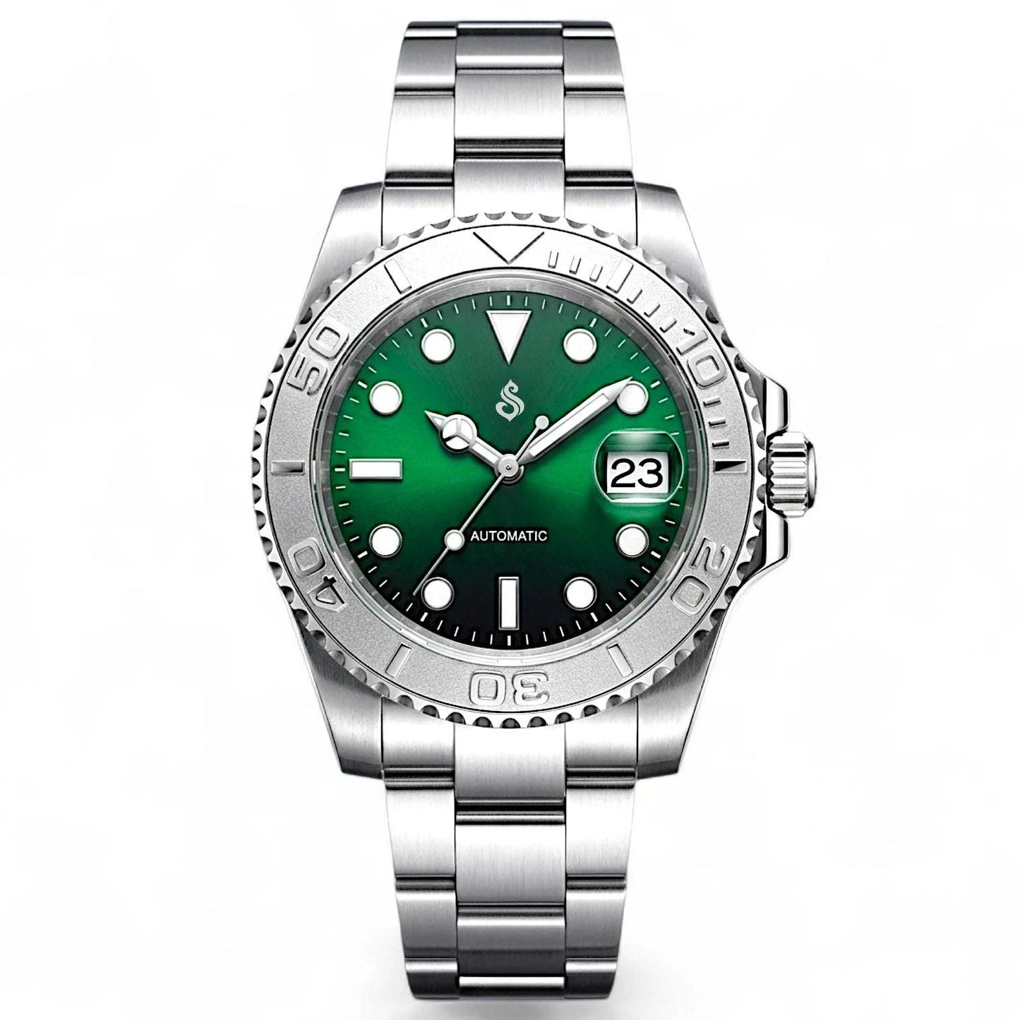 SeikMaster 40MM Emerald Dial Yacht Diver Mod - Modtime