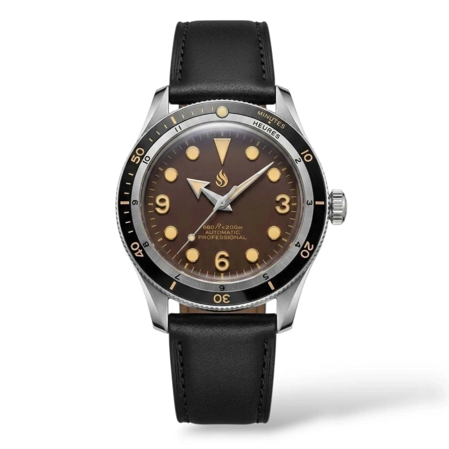 Vintage Brown Dial Diver Mod Watch Series - Modtime