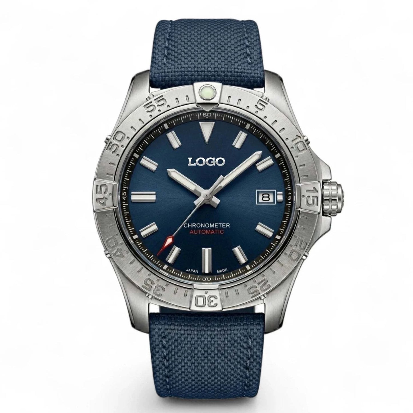 42mm Dark Blue Dial "Avenge" Diver Mod Watch  – Modtime Creations