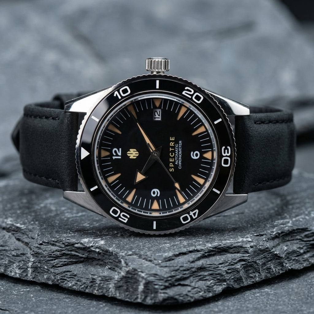 Spectre 007 Bond Homage Black Dial Mod: Dive into Classic Style