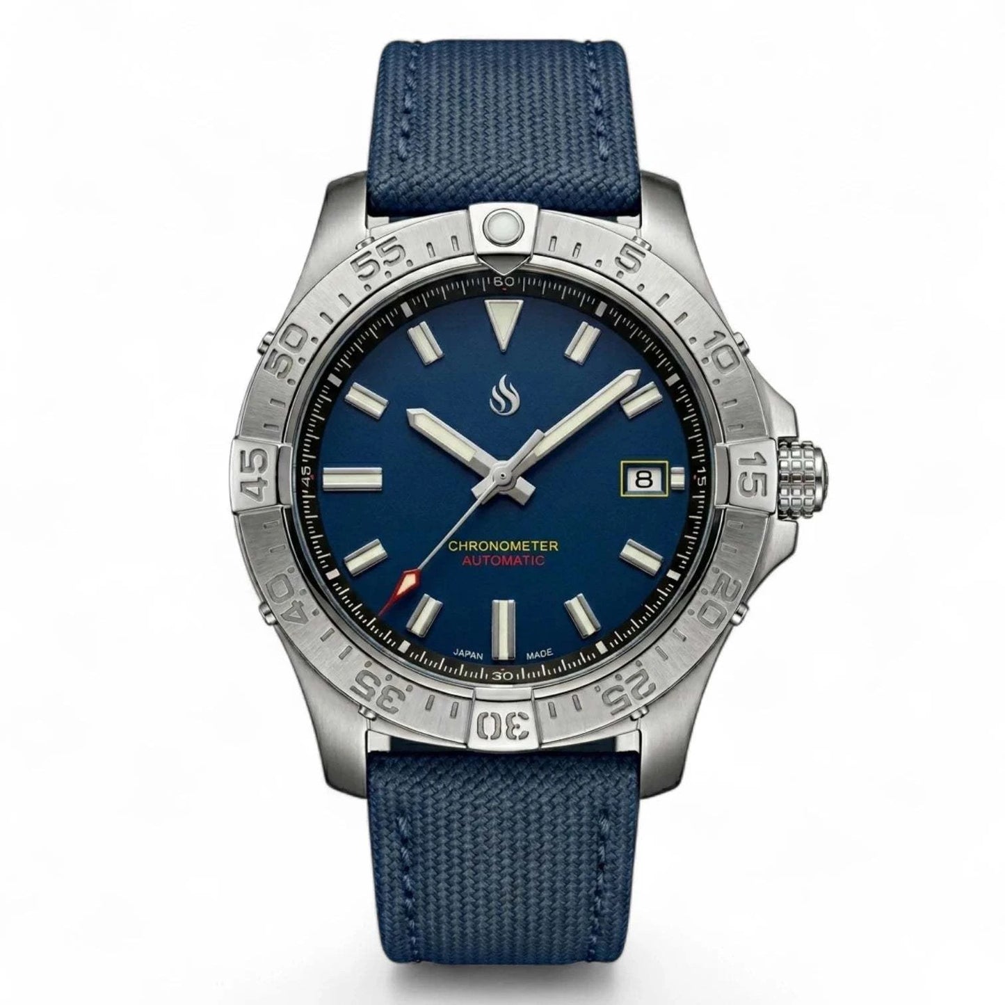 42mm Dark Blue Dial "Avenge" Diver Mod Watch  – Modtime Creations