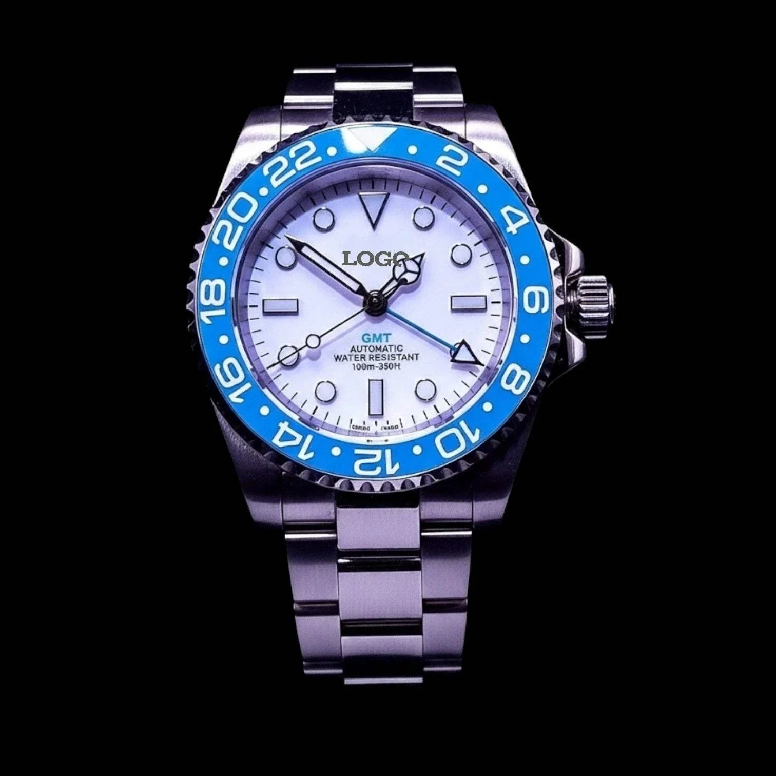 Seiko Mod GMT Master Tiffany Blue White: Modtime Creations