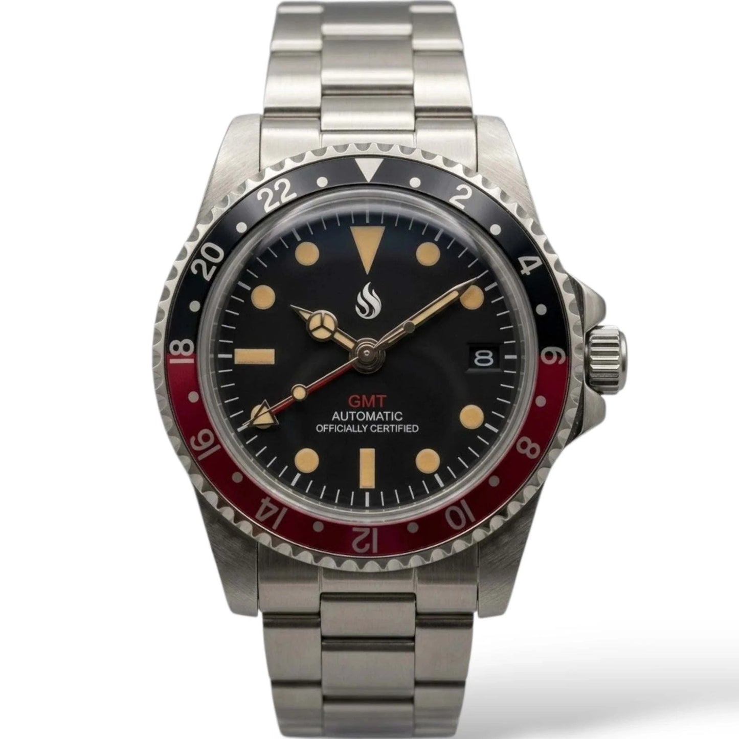 SeikMariner Vintage GMT Black Blue "Coke" Mod Watch Series - Modtime Creations