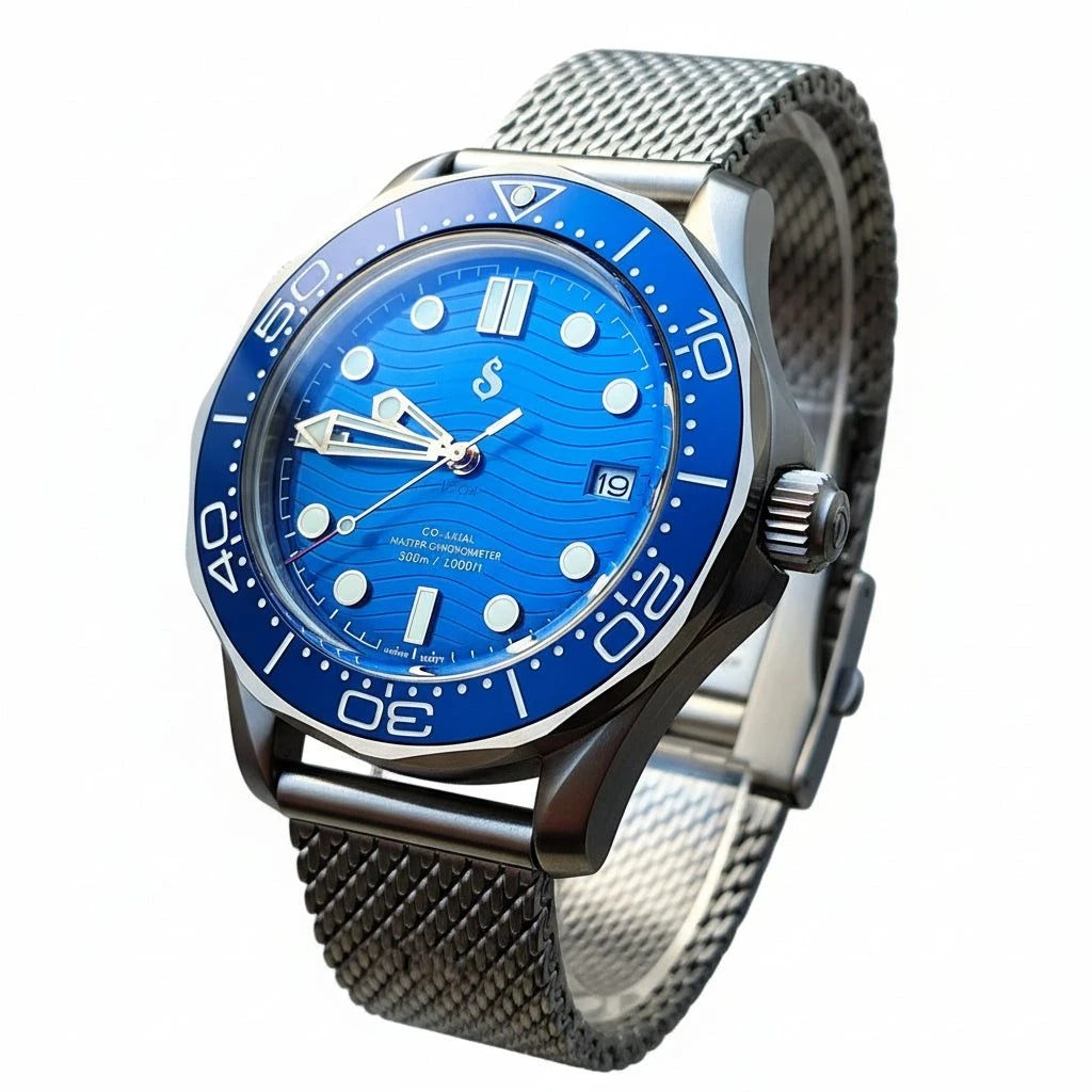 Signature Blue Dial 007 Master Homage Mod - Signature Series