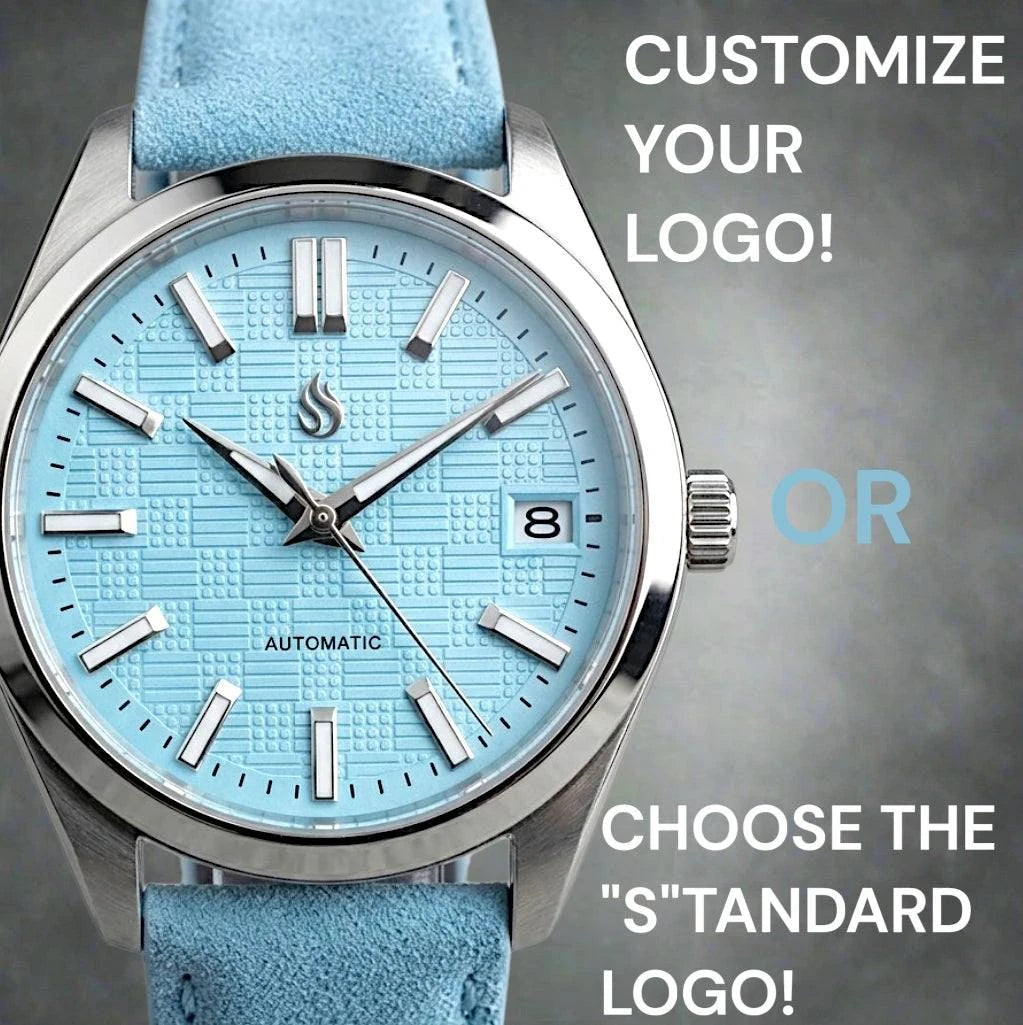 Seiko Mod DateJust Cade with a IWC Tiffany Blue Dial Fusion Mod Watch built by Modtime Creations 