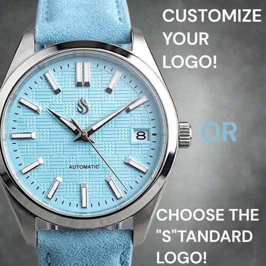 Seiko Mod DateJust Cade with a IWC Tiffany Blue Dial Fusion Mod Watch built by Modtime Creations 