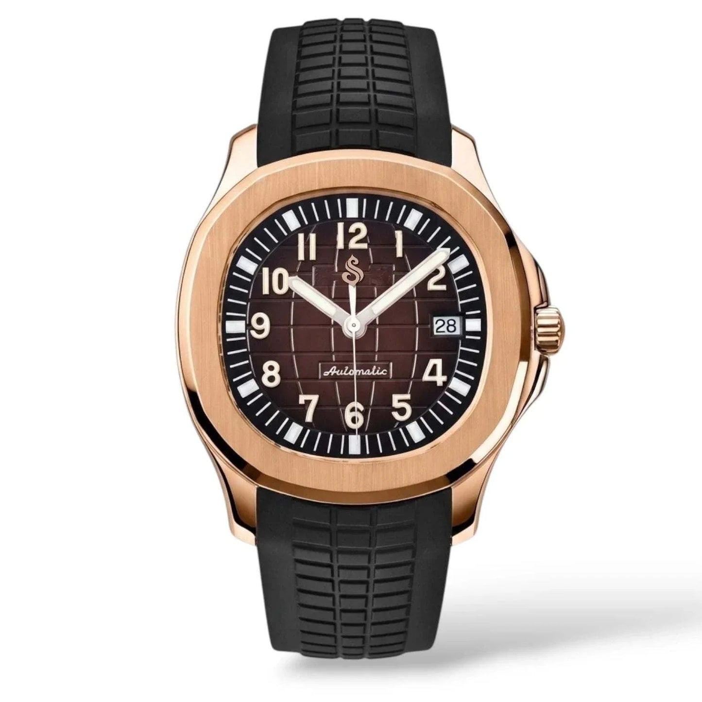 Seiko Mod Watches Aquanaut Gold Brown built by Modtime Creations 