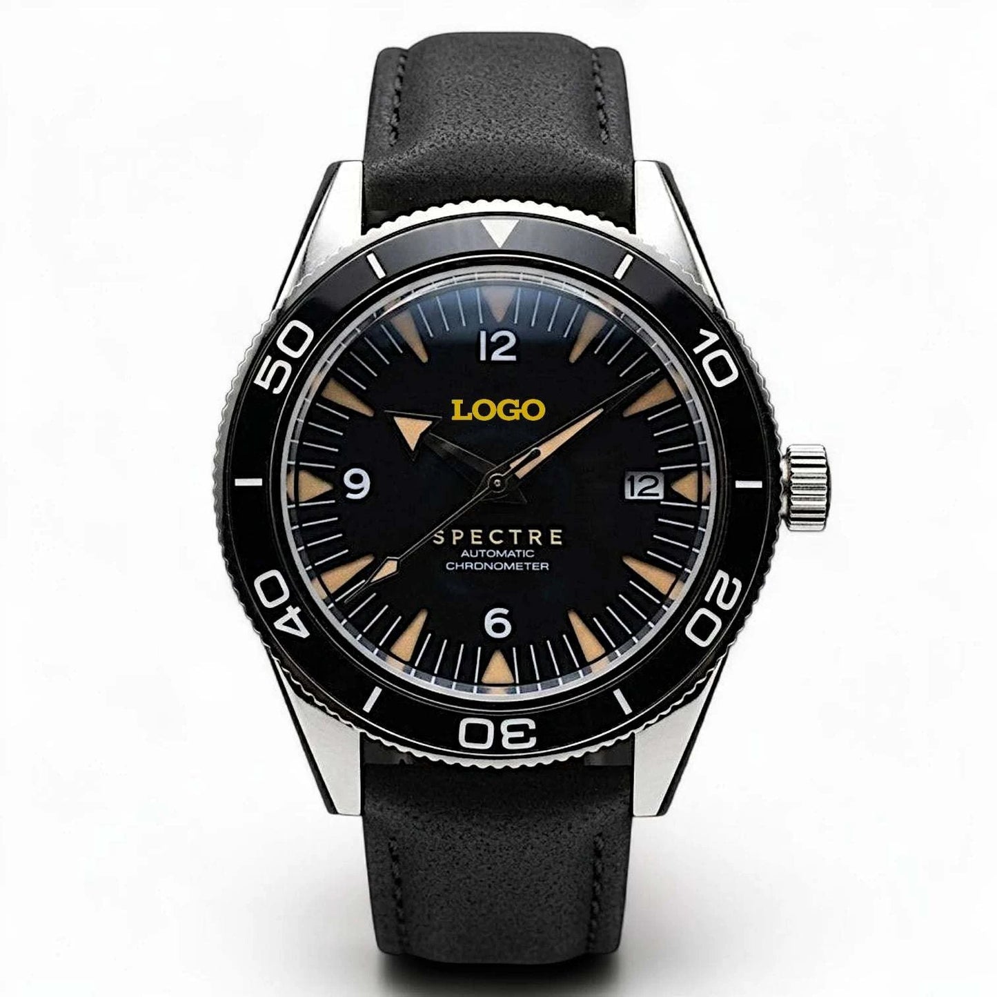 Seiko Mod Omega Seamaster Spectre James Bond 007 Homage built by Modtime Creations 