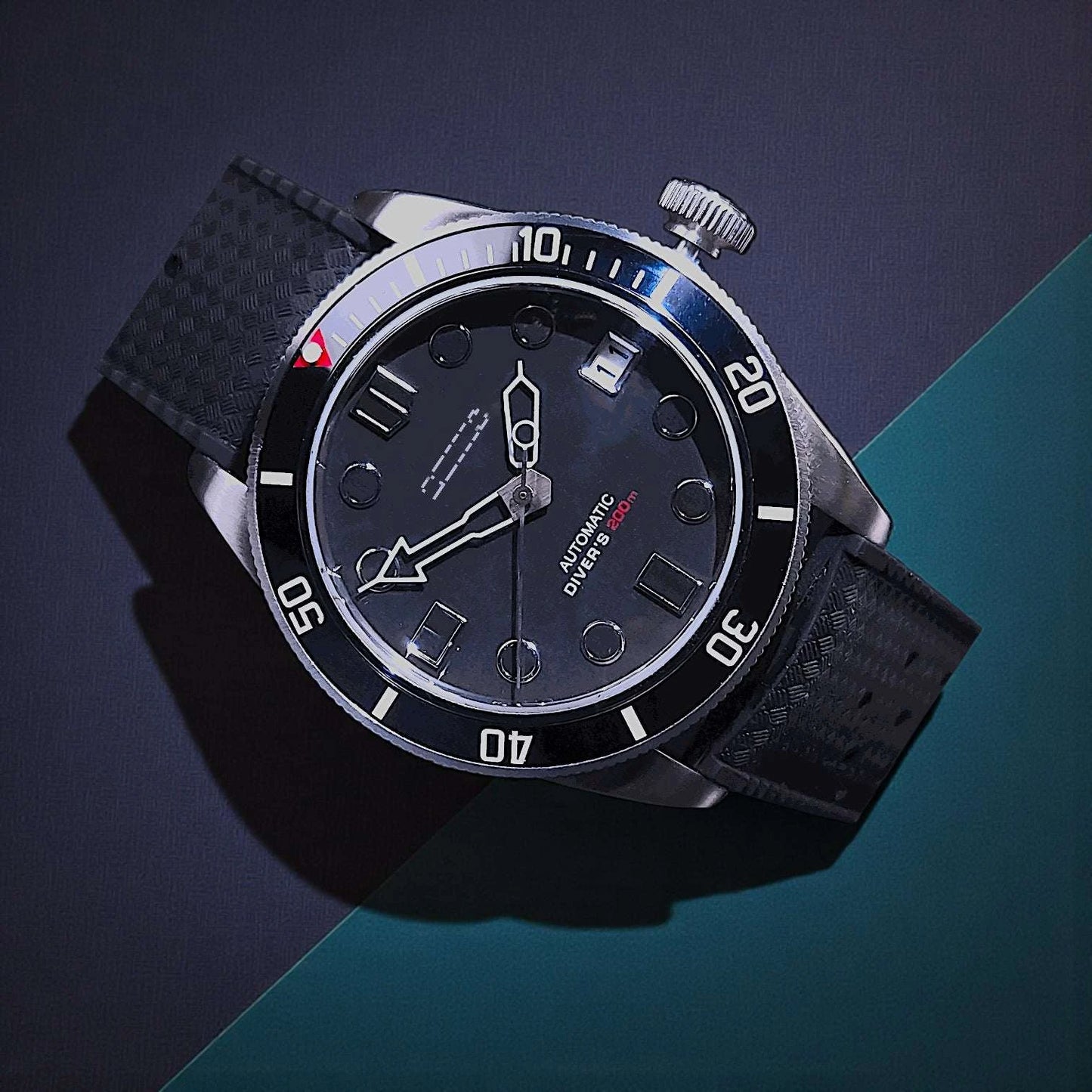 SeikMariner Black Diver Vintage Mod - Modtime